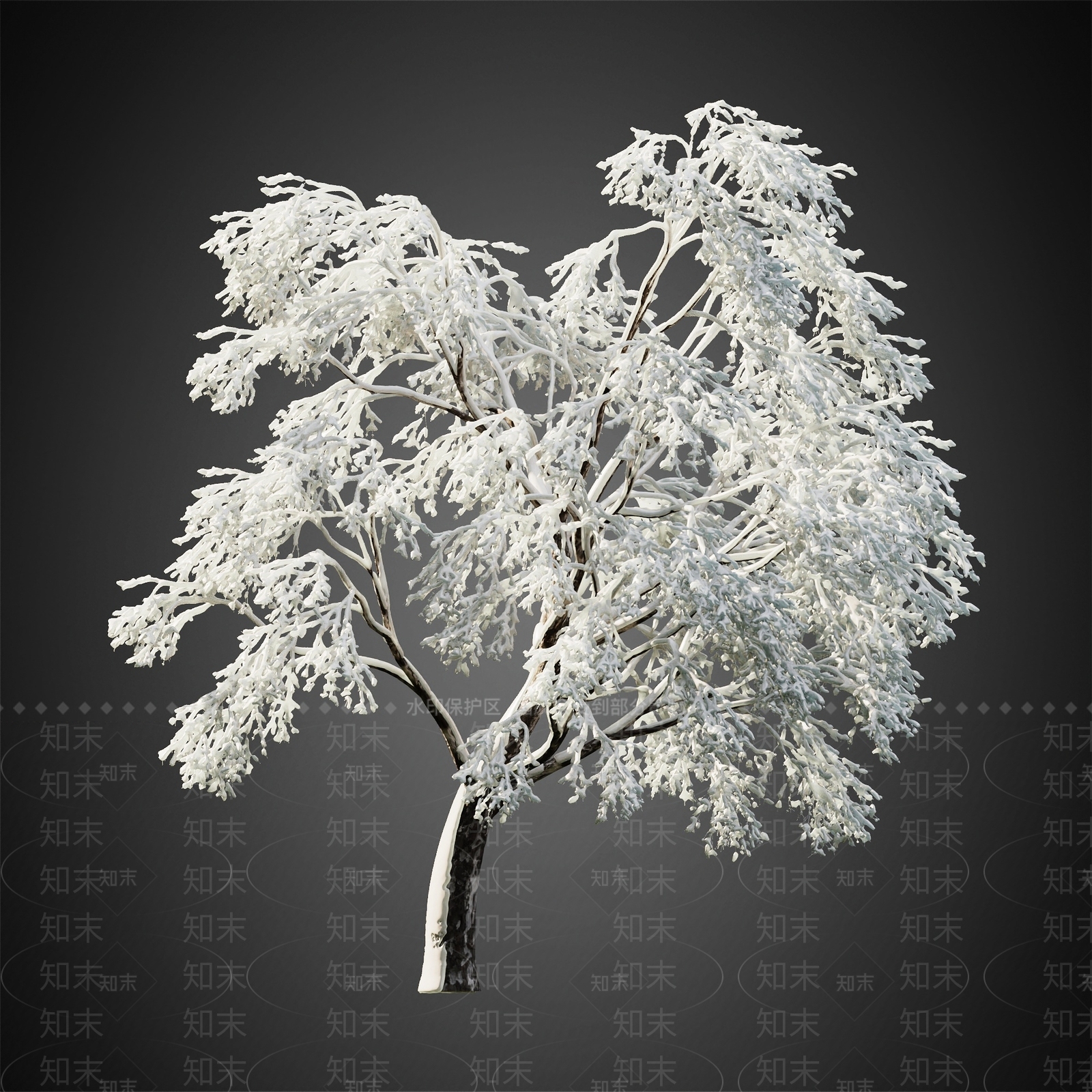 冰雪树3D模型下载【ID:1146911851】