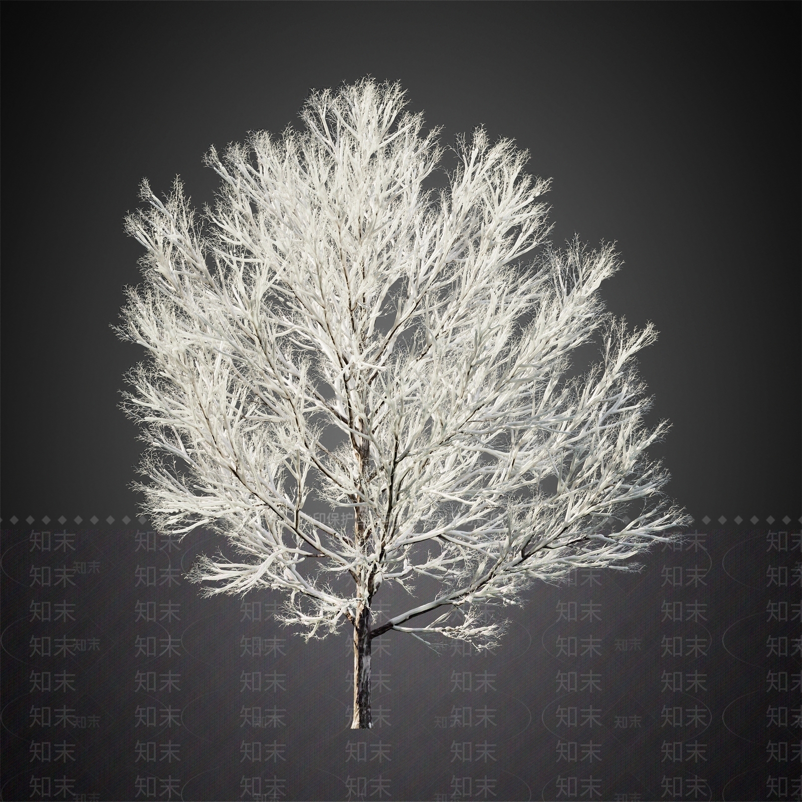 冰雪树3D模型下载【ID:1146912133】