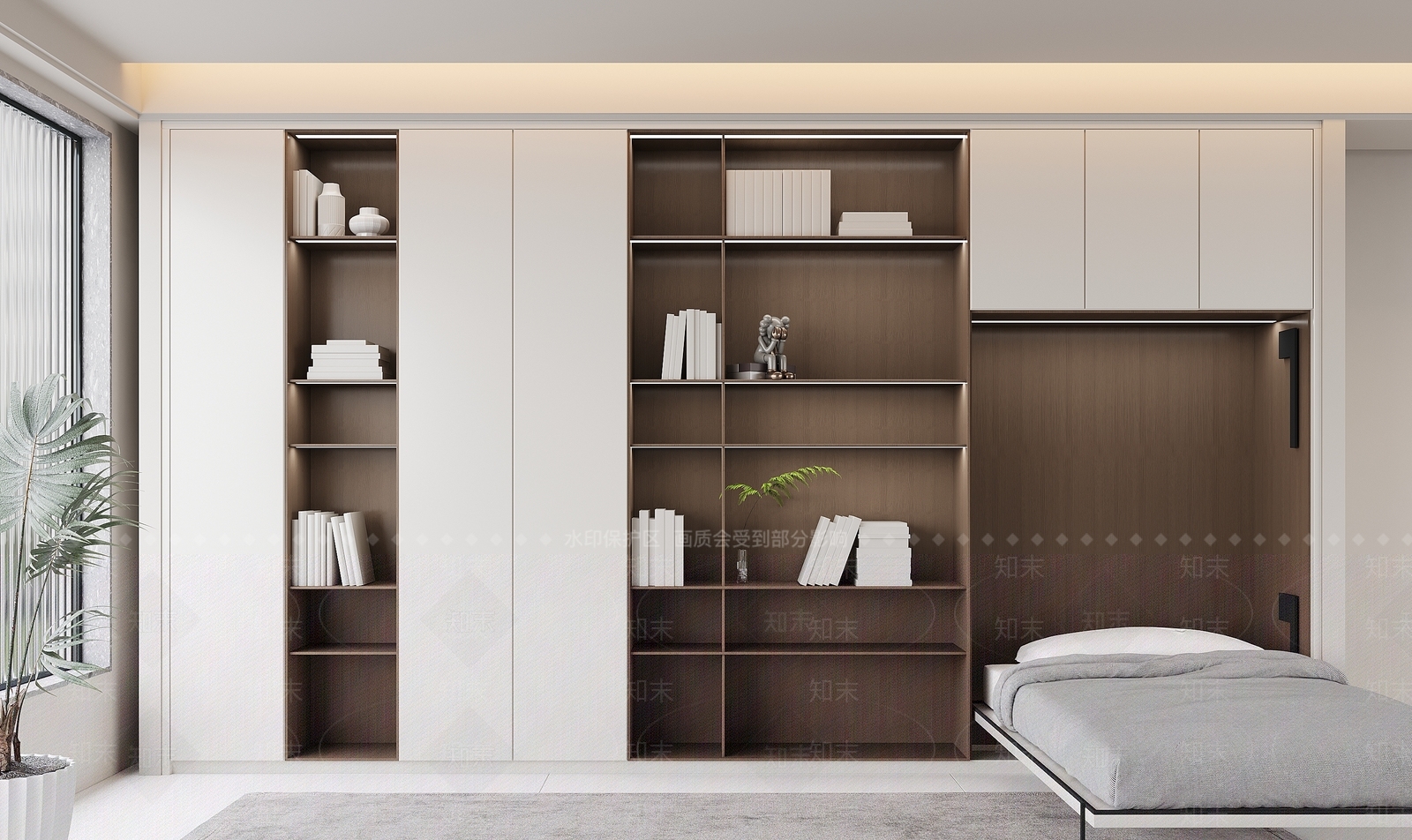 现代书桌3D模型下载【ID:1146933618】