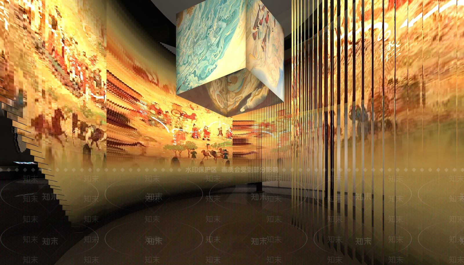 现代数字博物馆3D模型下载【ID:1146942923】