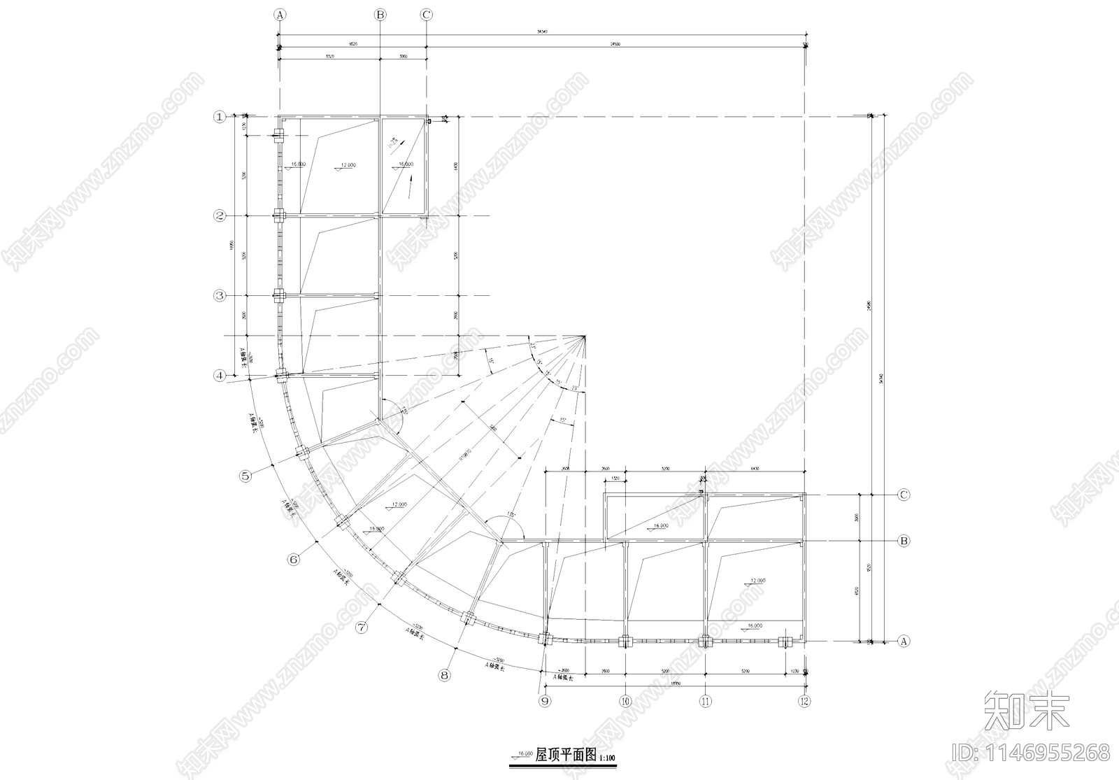 欧式屈臣氏药房古建筑cad施工图下载【ID:1146955268】