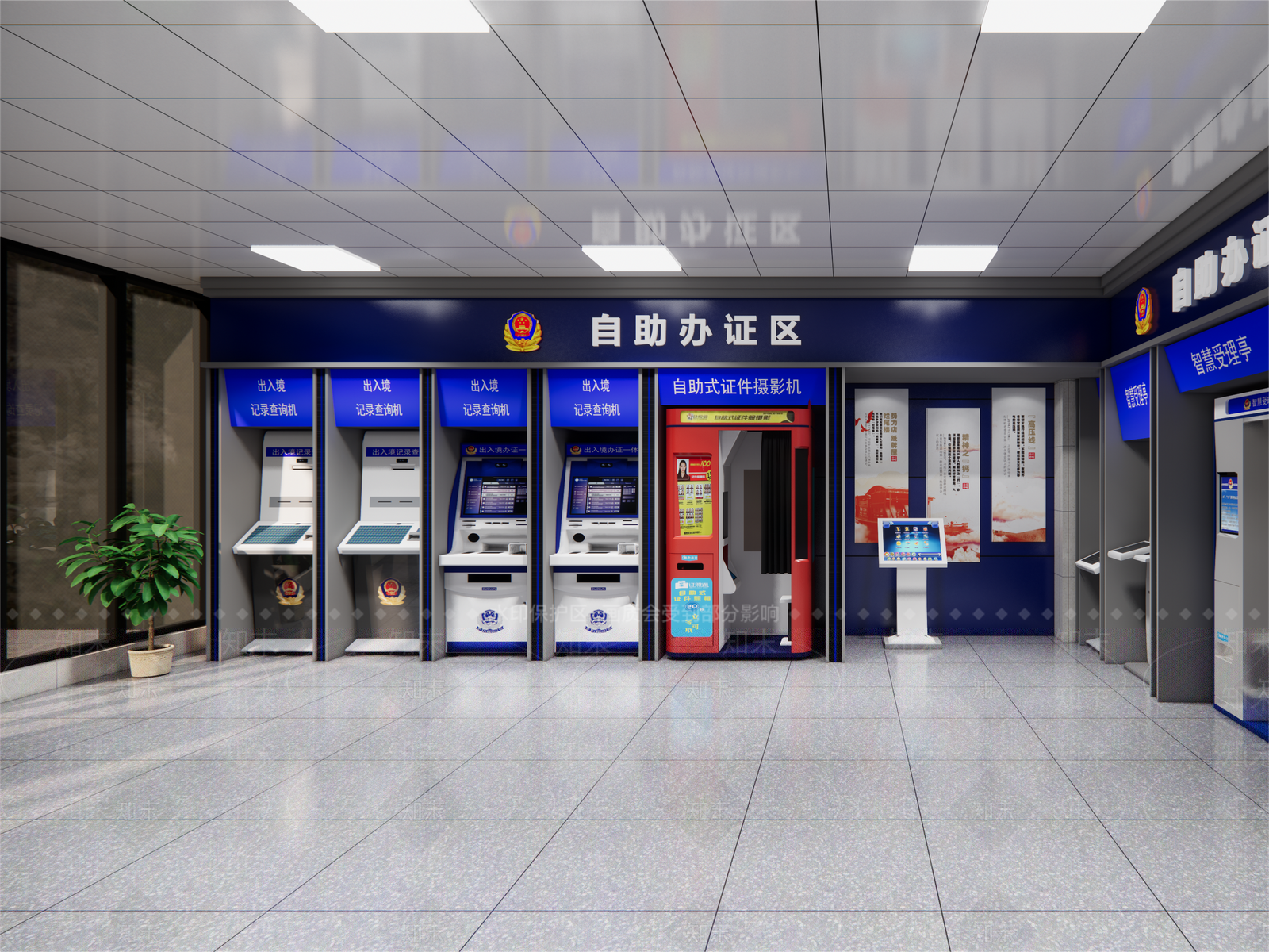 银行24小时自助服务区SU模型下载【ID:1147512892】
