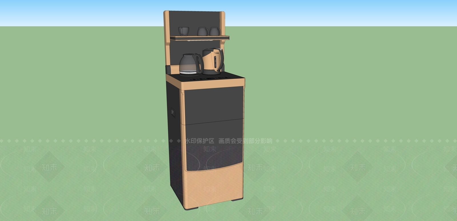 饮水机SU模型下载【ID:1146971086】