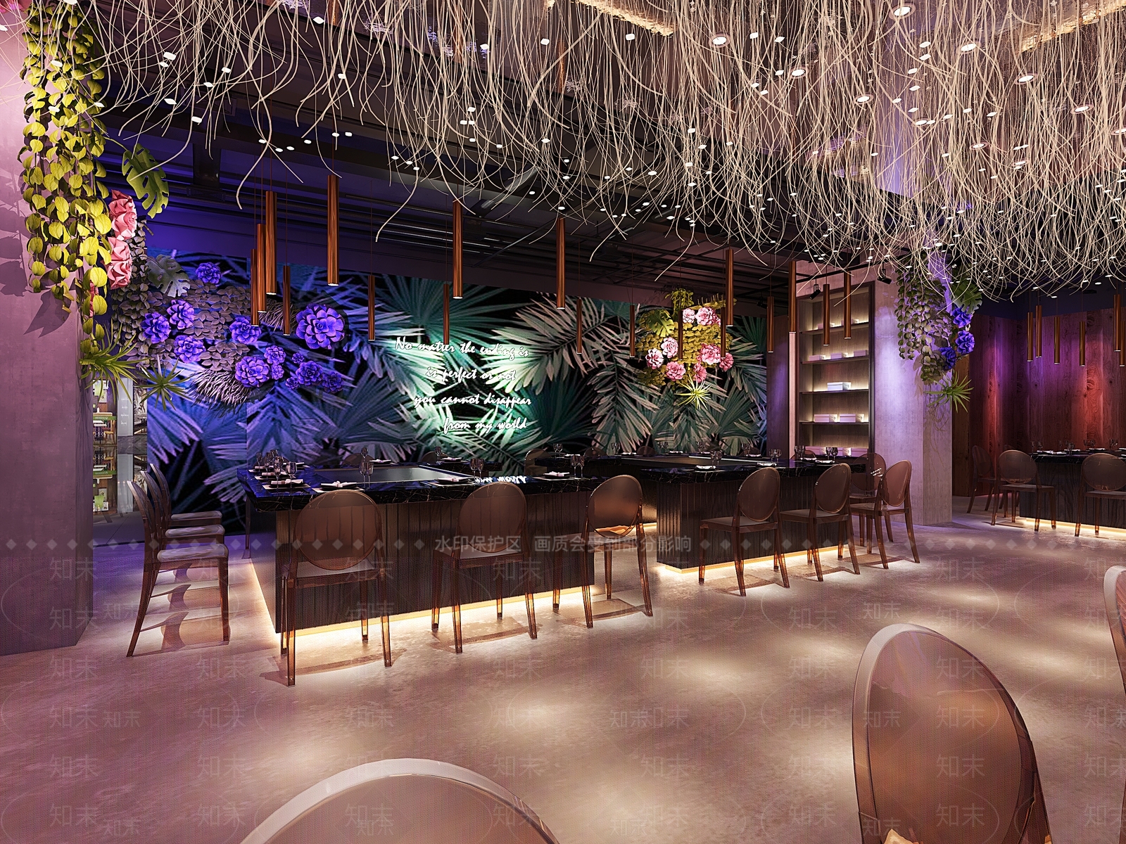 田园风格餐厅3D模型下载【ID:1146981748】