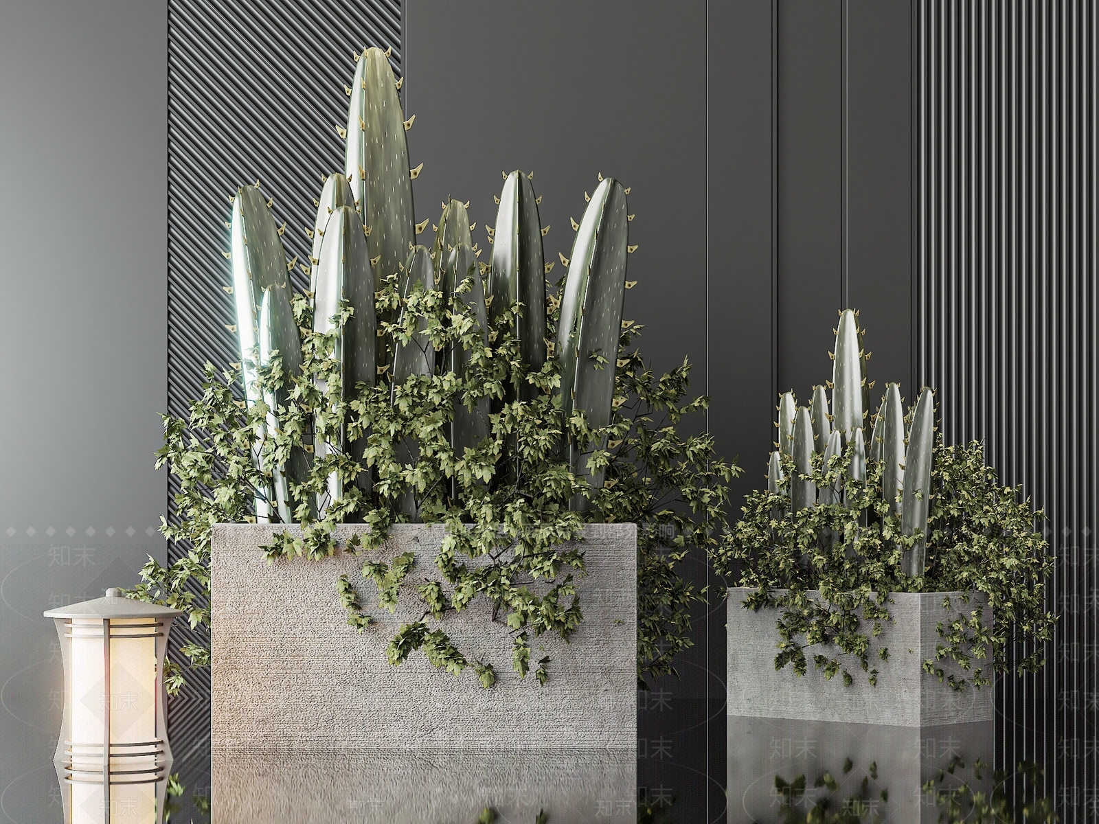 植物花槽3D模型下载【ID:1146981902】