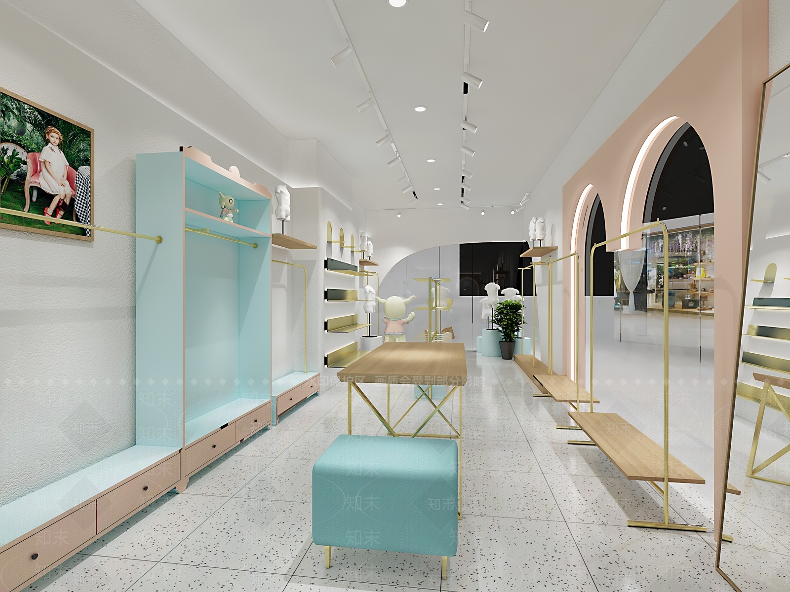 童装店3D模型下载【ID:1146988608】