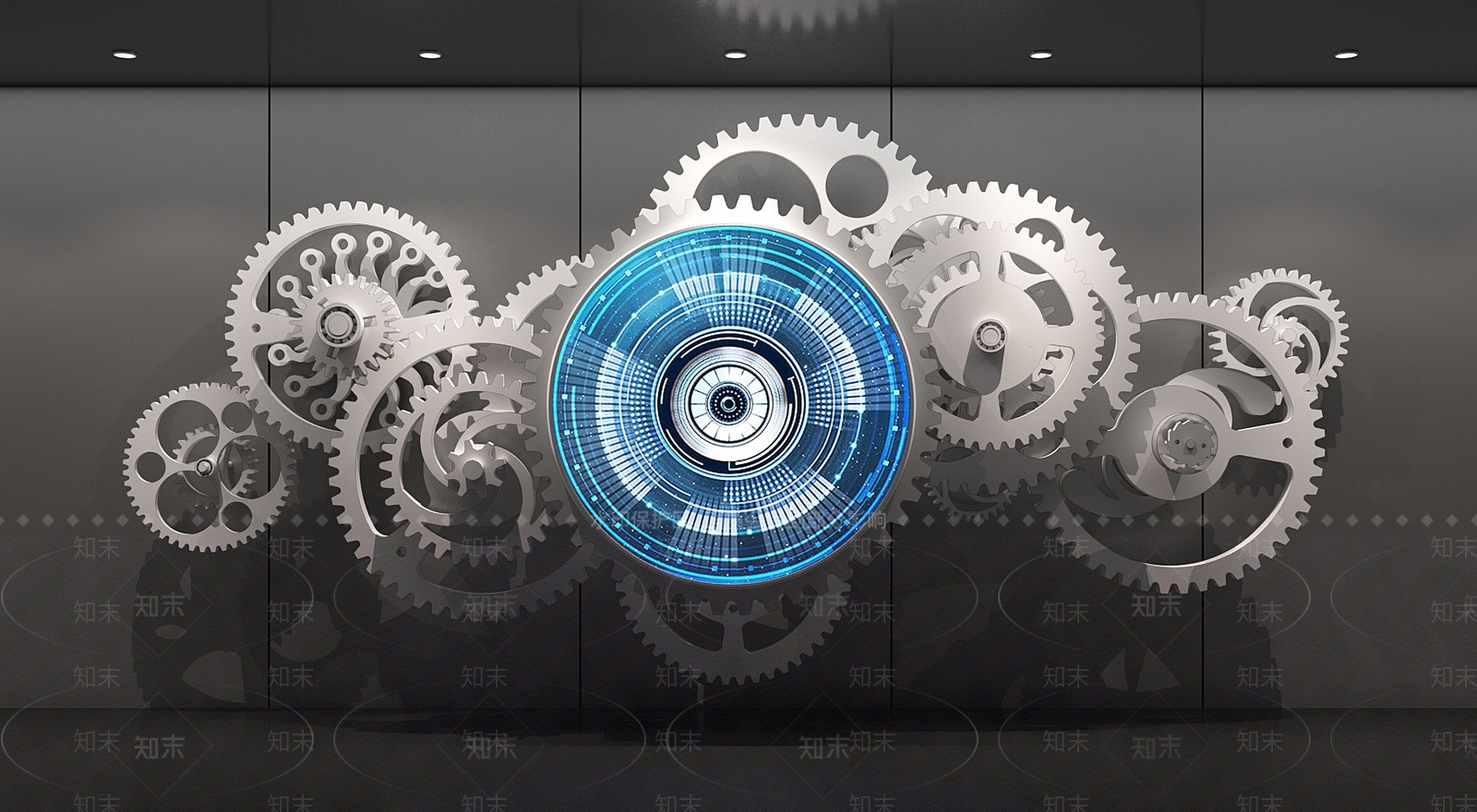 展墙3D模型下载【ID:1146998804】