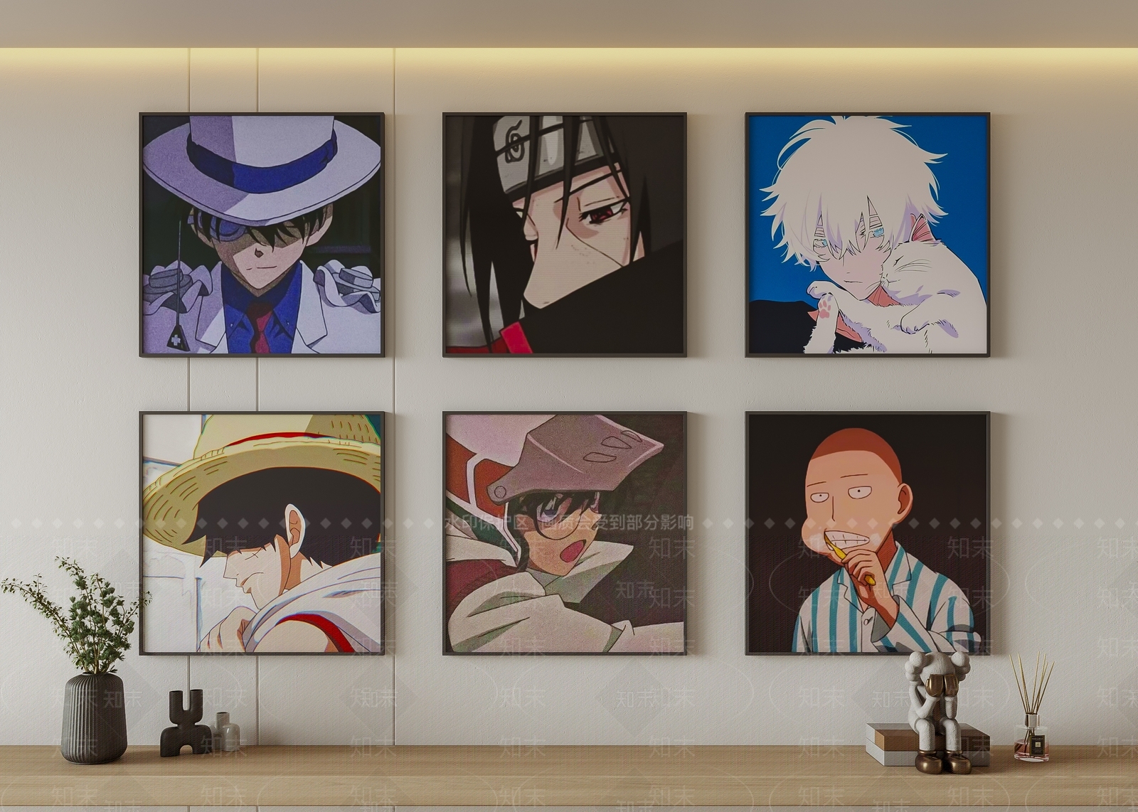 现代儿童动漫装饰画3D模型下载【ID:1147005565】