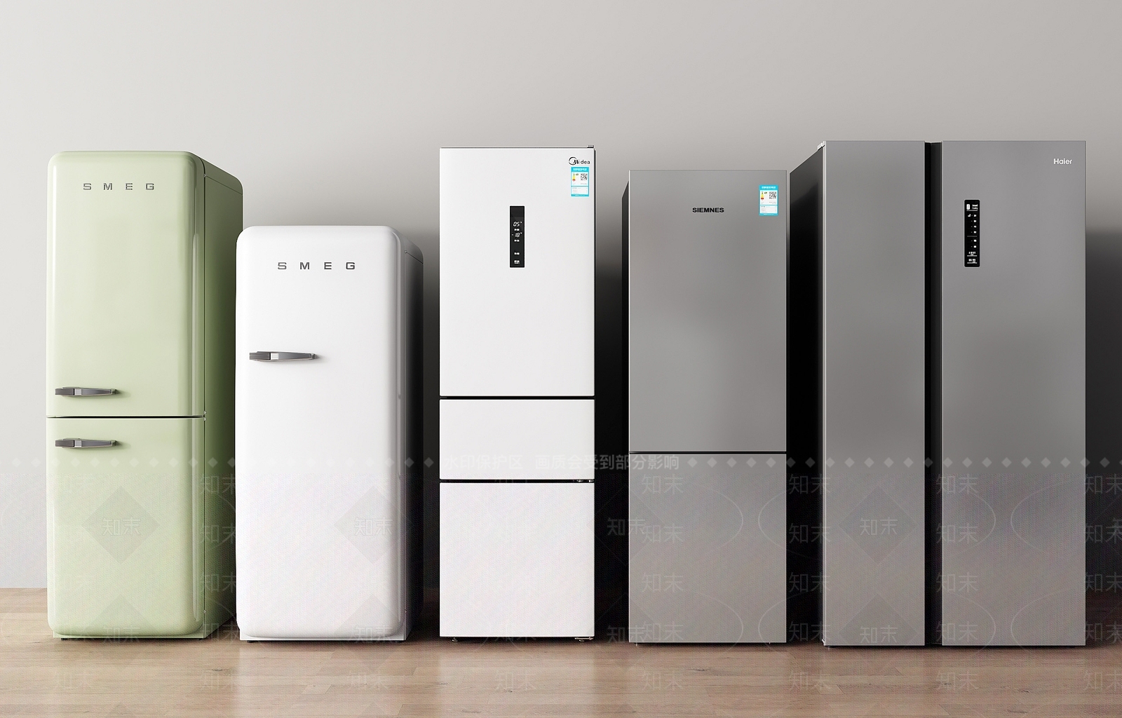 现代冰箱SU模型下载【ID:1147013783】