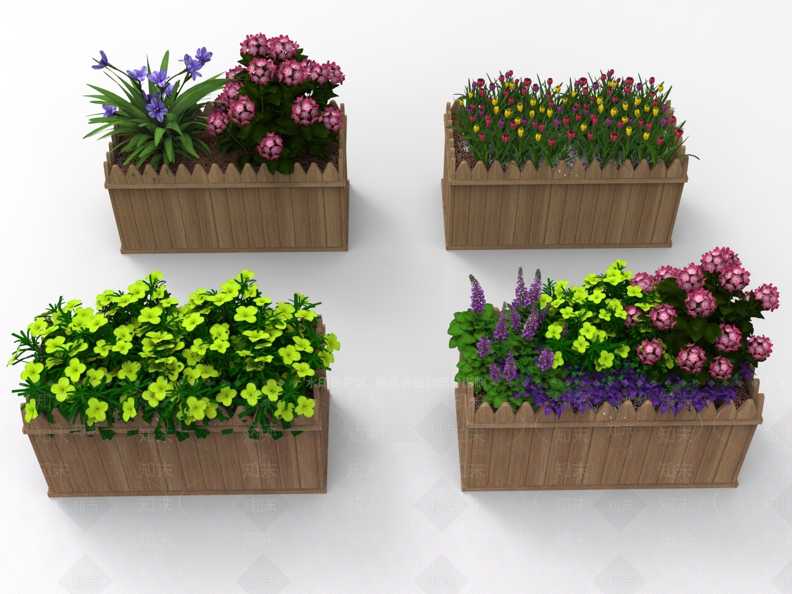 景观花箱3D模型下载【ID:1147024405】