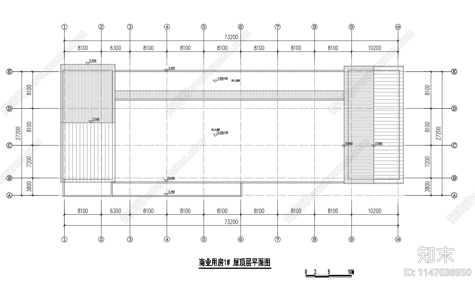 新中式沿街商业建筑cad施工图下载【ID:1147038950】