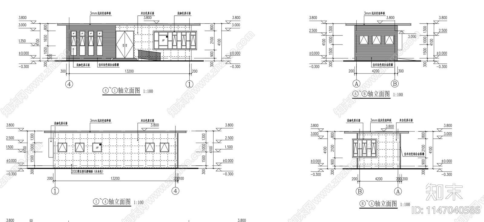 公共厕所天正建筑施工图下载【ID:1147040586】