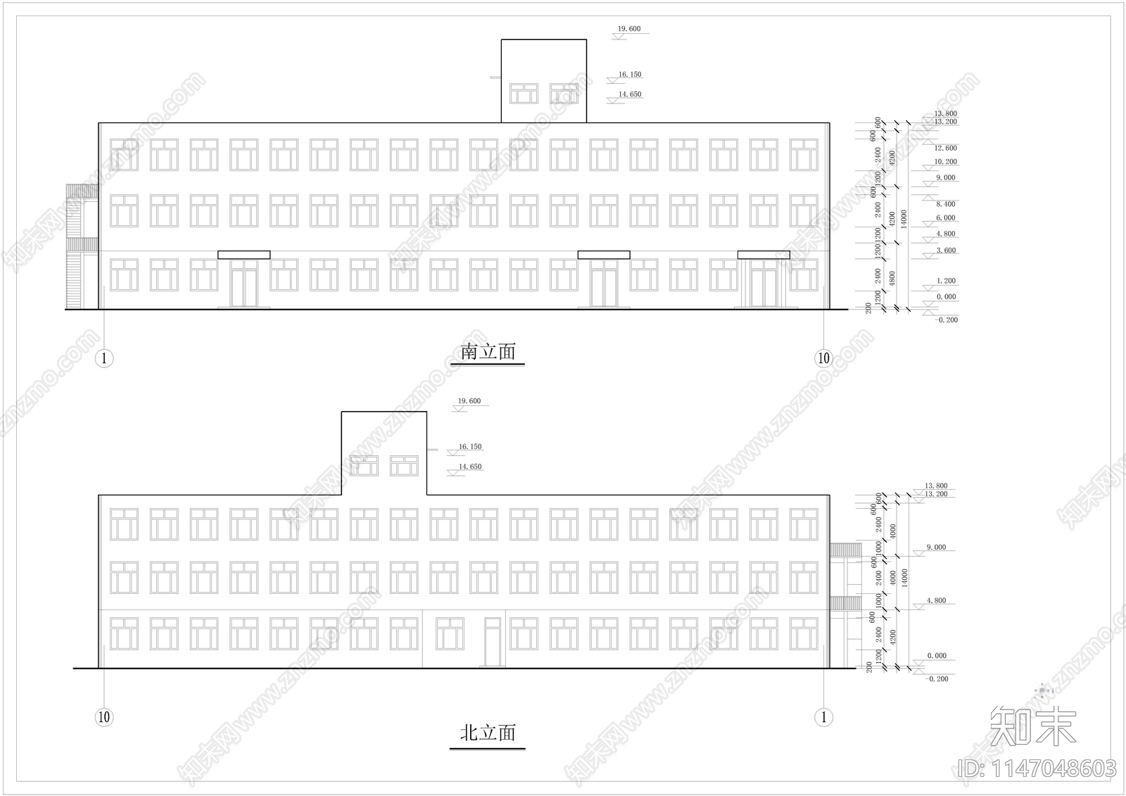 某厂房建筑cad施工图下载【ID:1147048603】