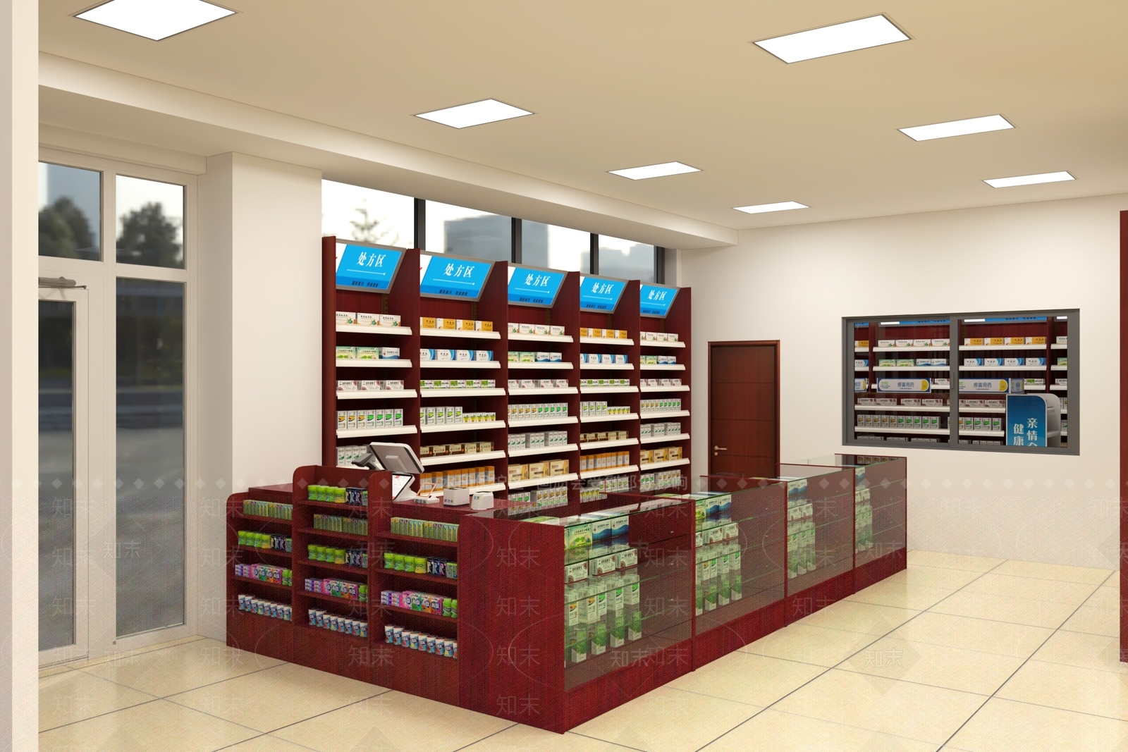 药店3D模型下载【ID:1147059942】