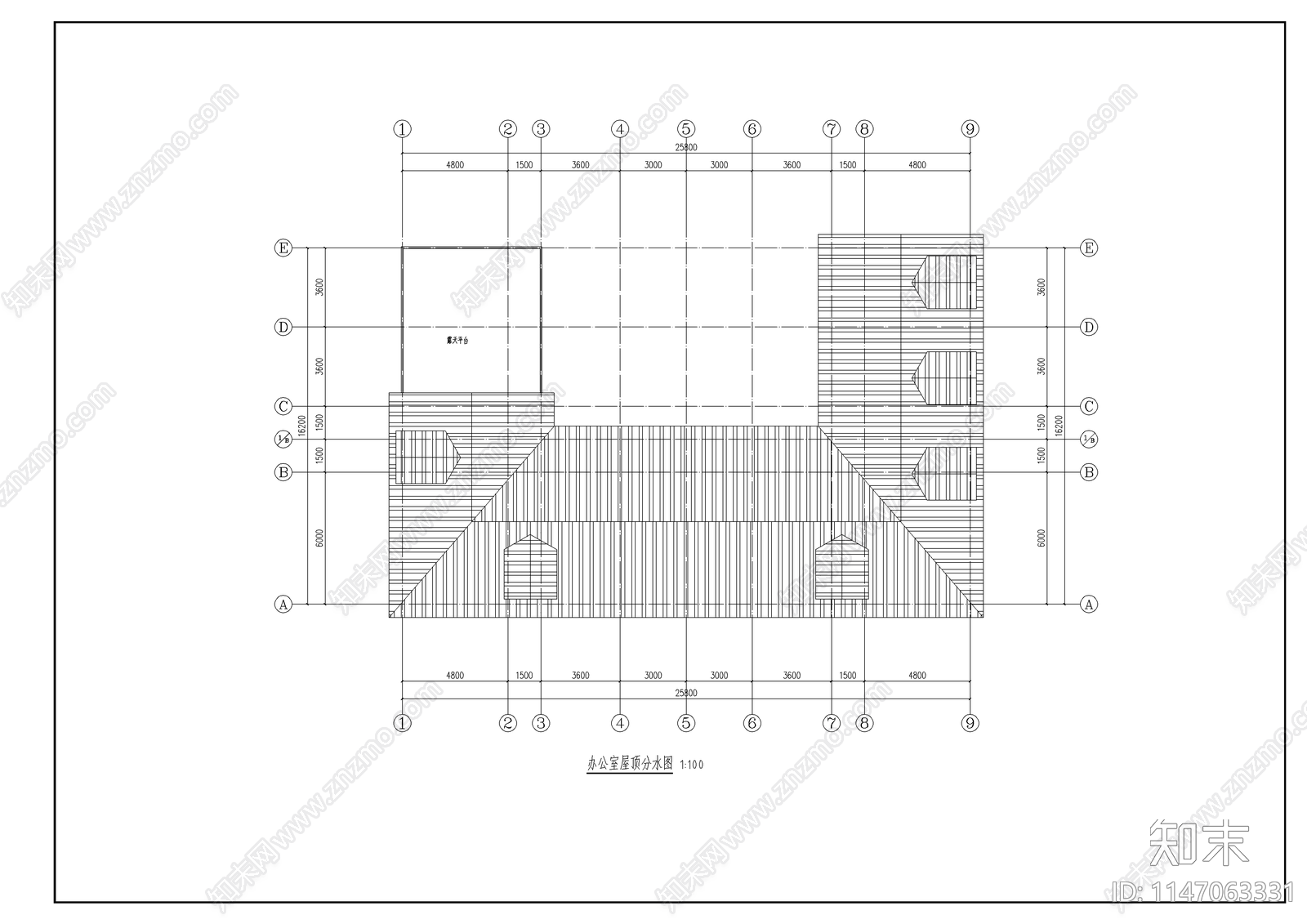 轻型木结构房子建筑施工图下载【ID:1147063331】