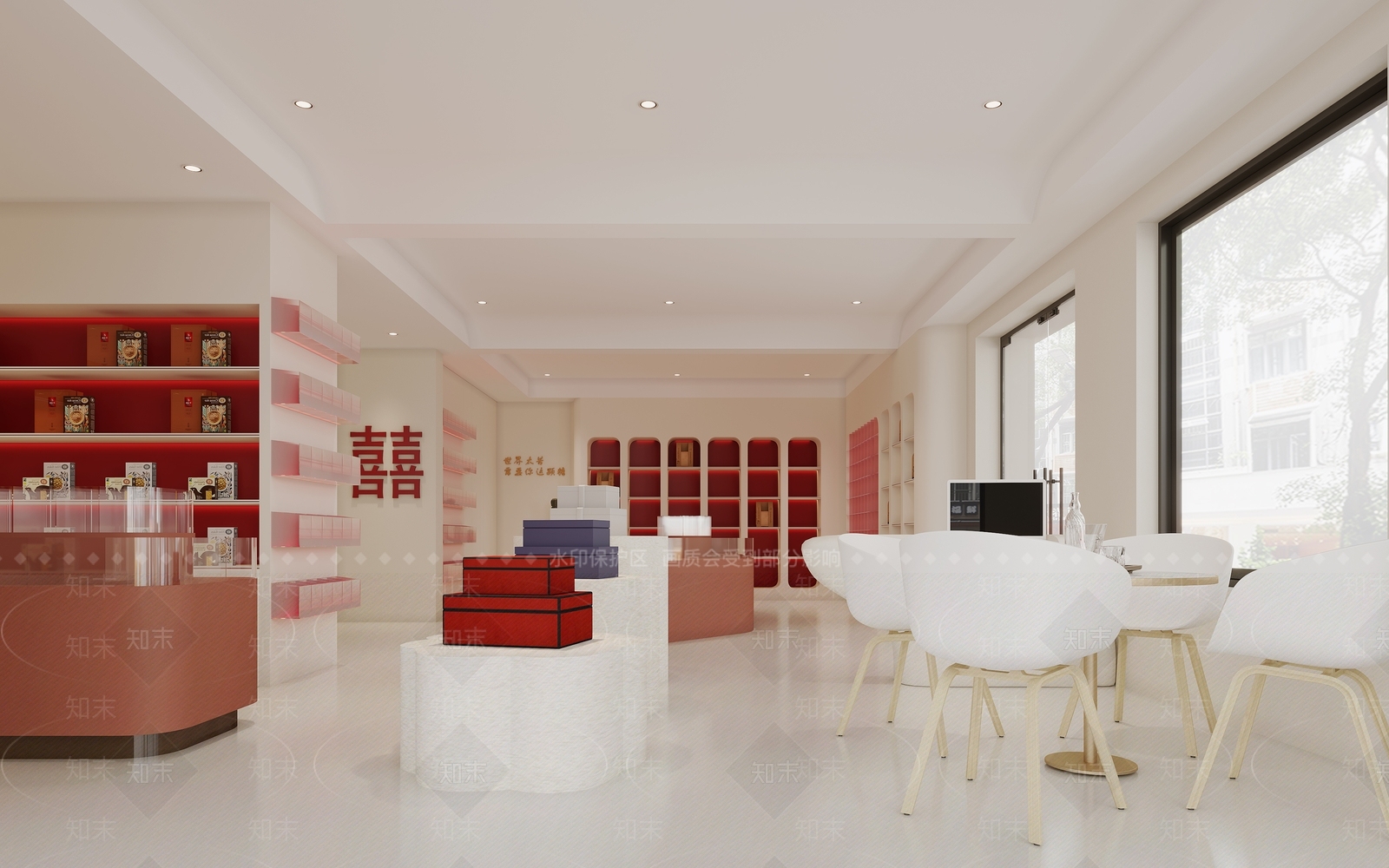 现代喜糖礼品店3D模型下载【ID:1147071838】