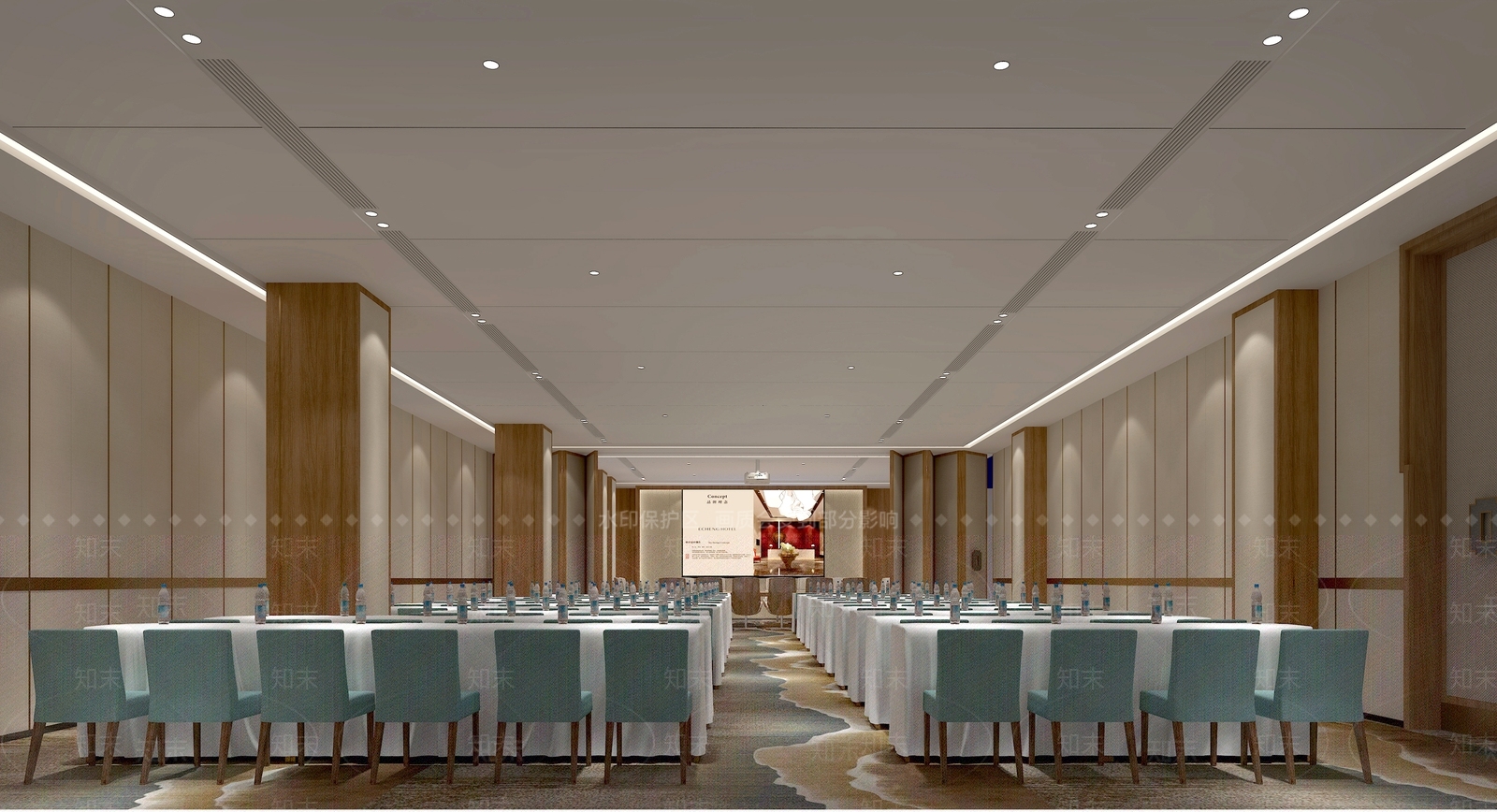 酒店会议室3D模型下载【ID:1147081773】