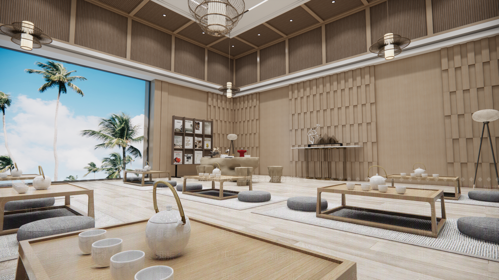 茶室古风SU模型下载【ID:1147085494】