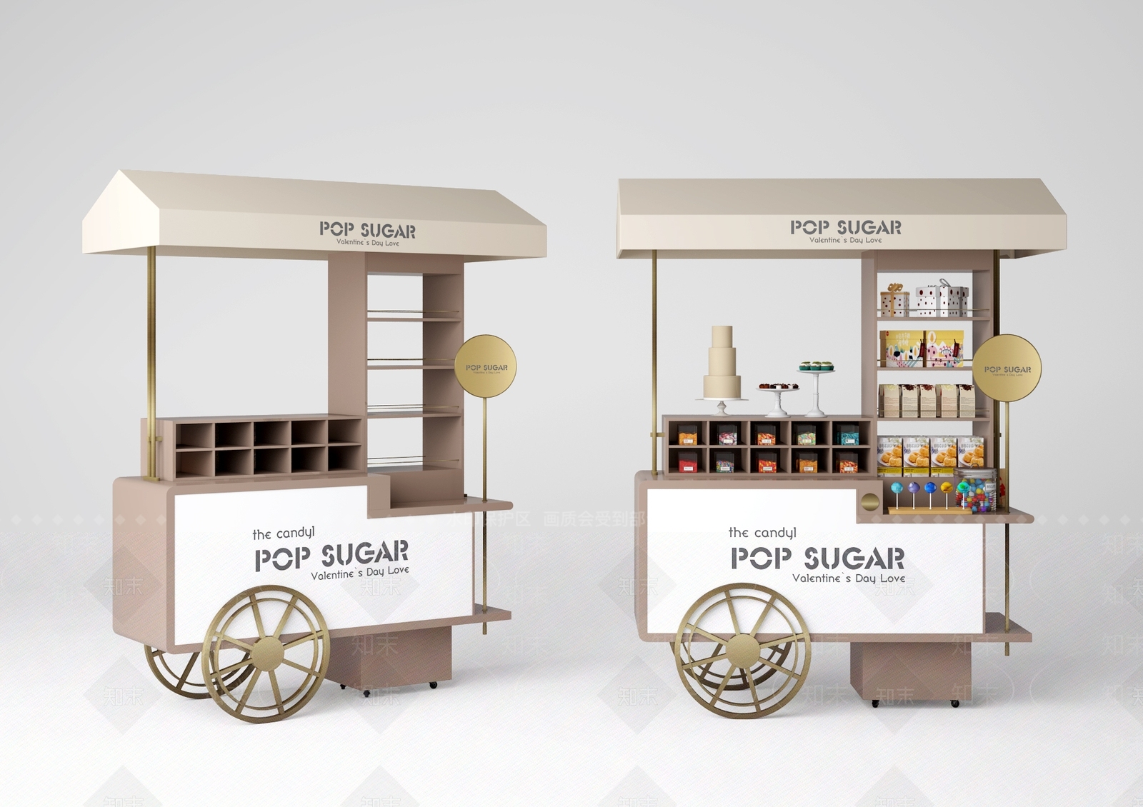 现代售货车3D模型下载【ID:1147086018】