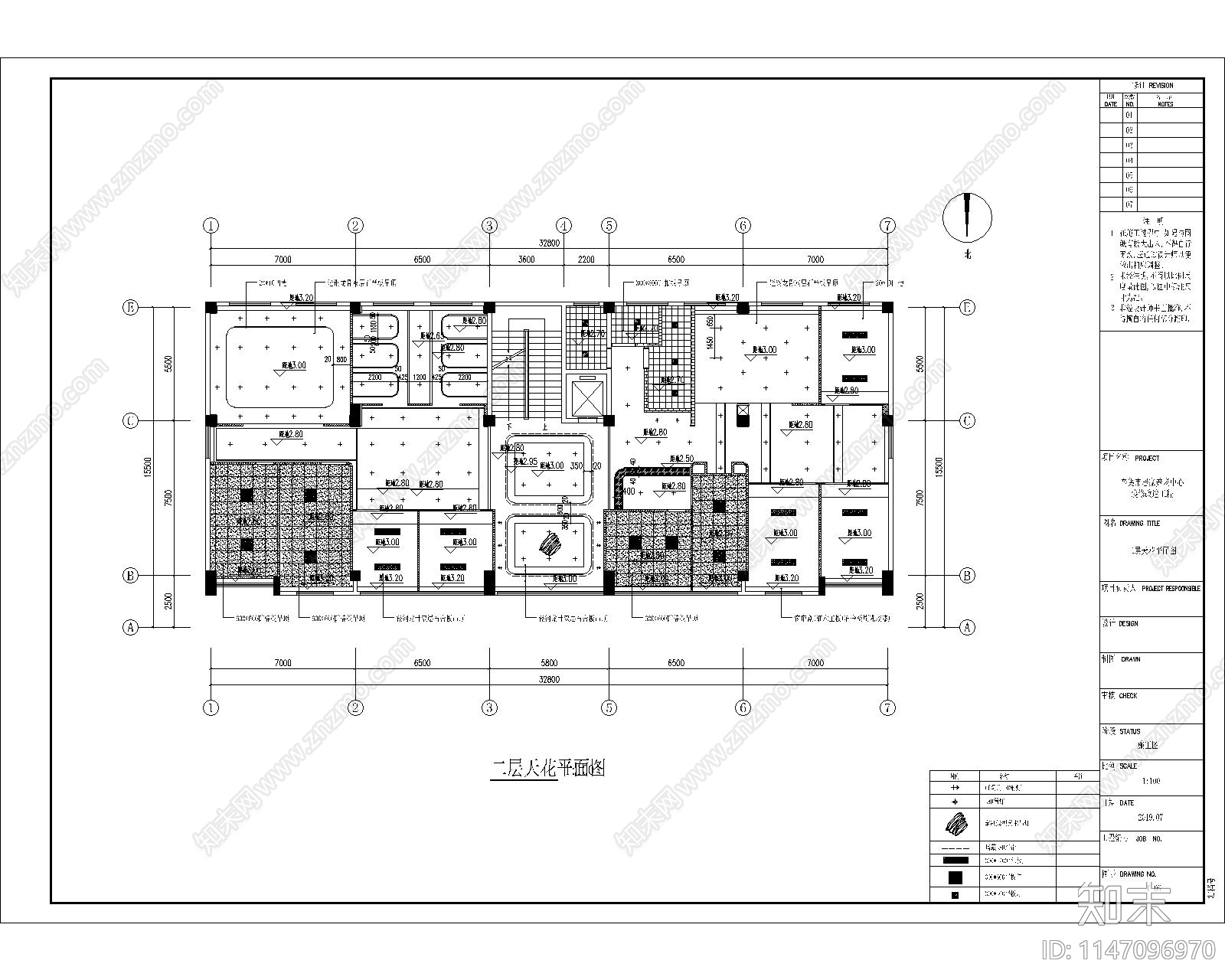 养老院cad施工图下载【ID:1147096970】