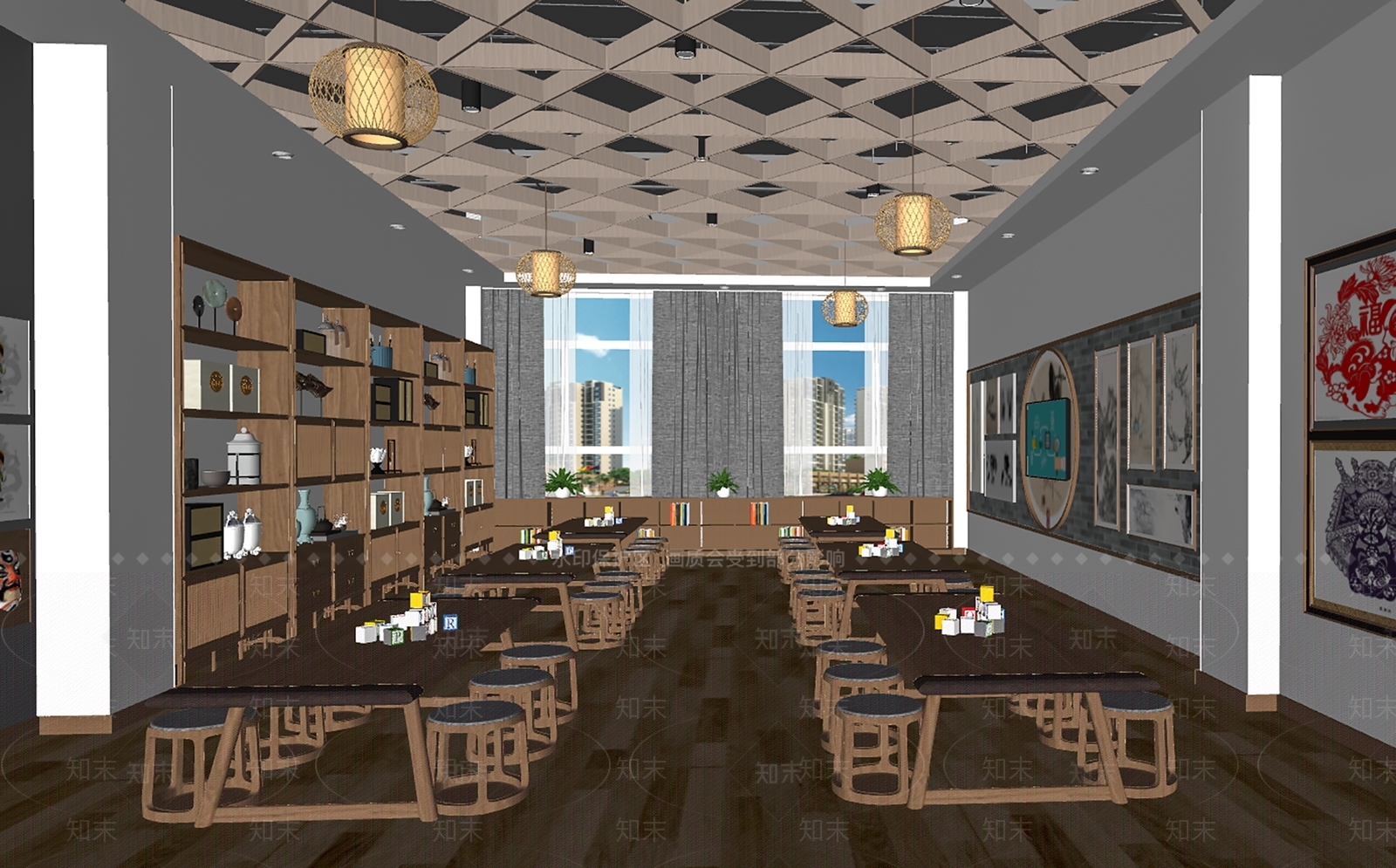 中式SU模型下载【ID:1147102058】