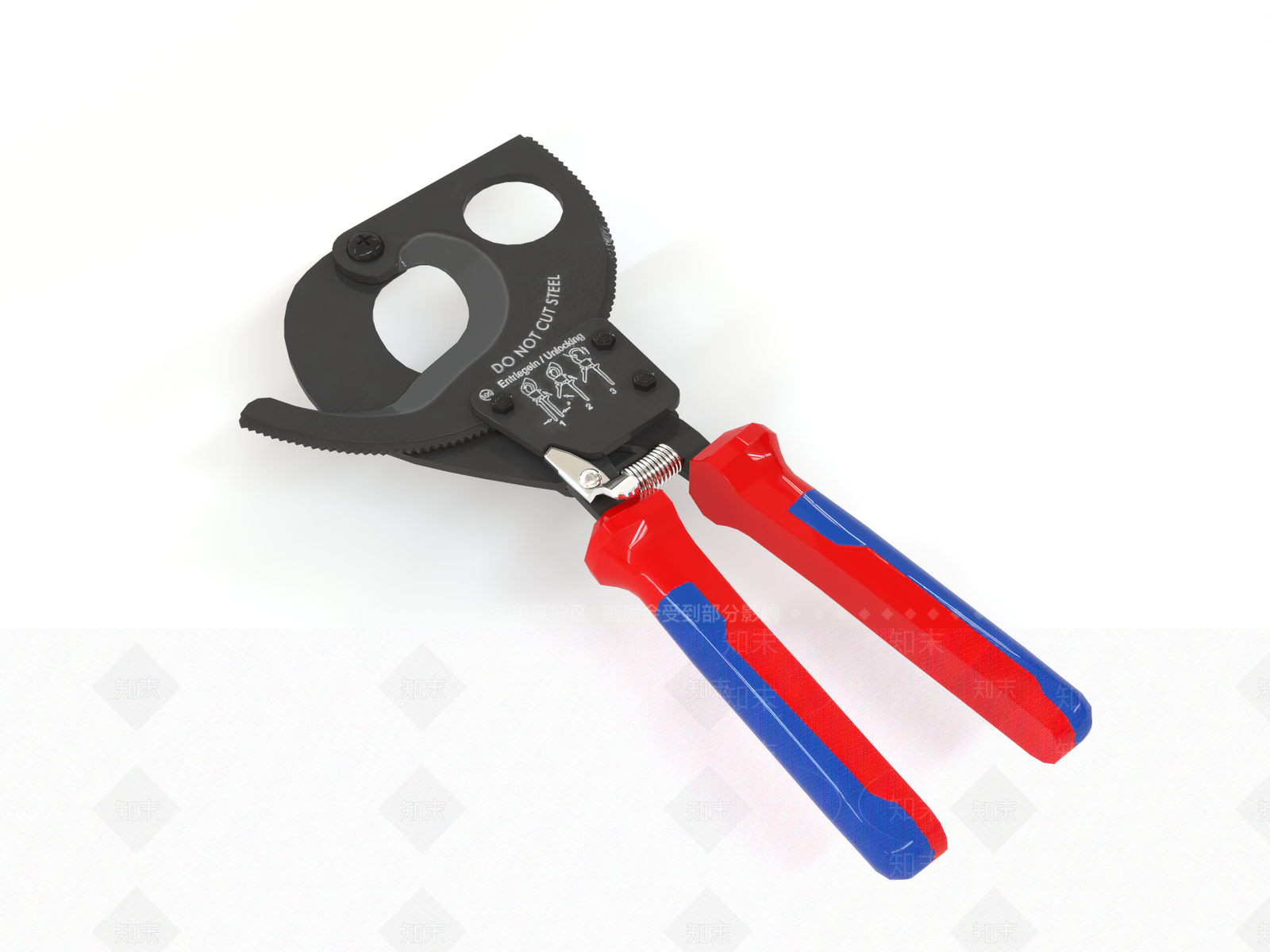 棘轮线切割机3D模型下载【ID:1147117583】