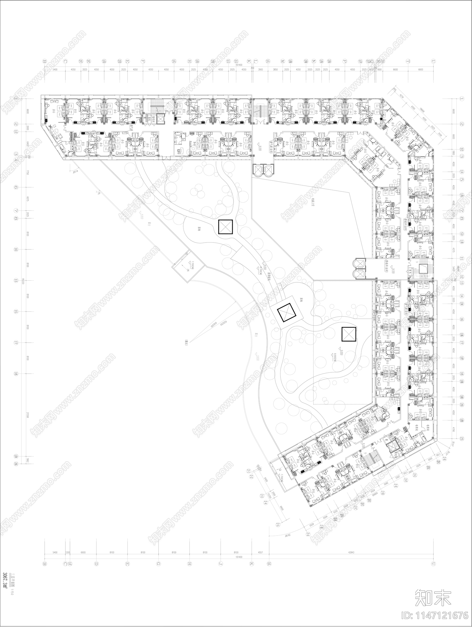 135套城市酒店旅馆建筑详图施工图下载【ID:1147121676】