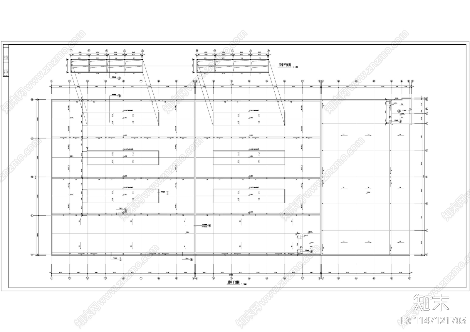 纺织印染有限公司厂区厂房建筑施工图下载【ID:1147121705】