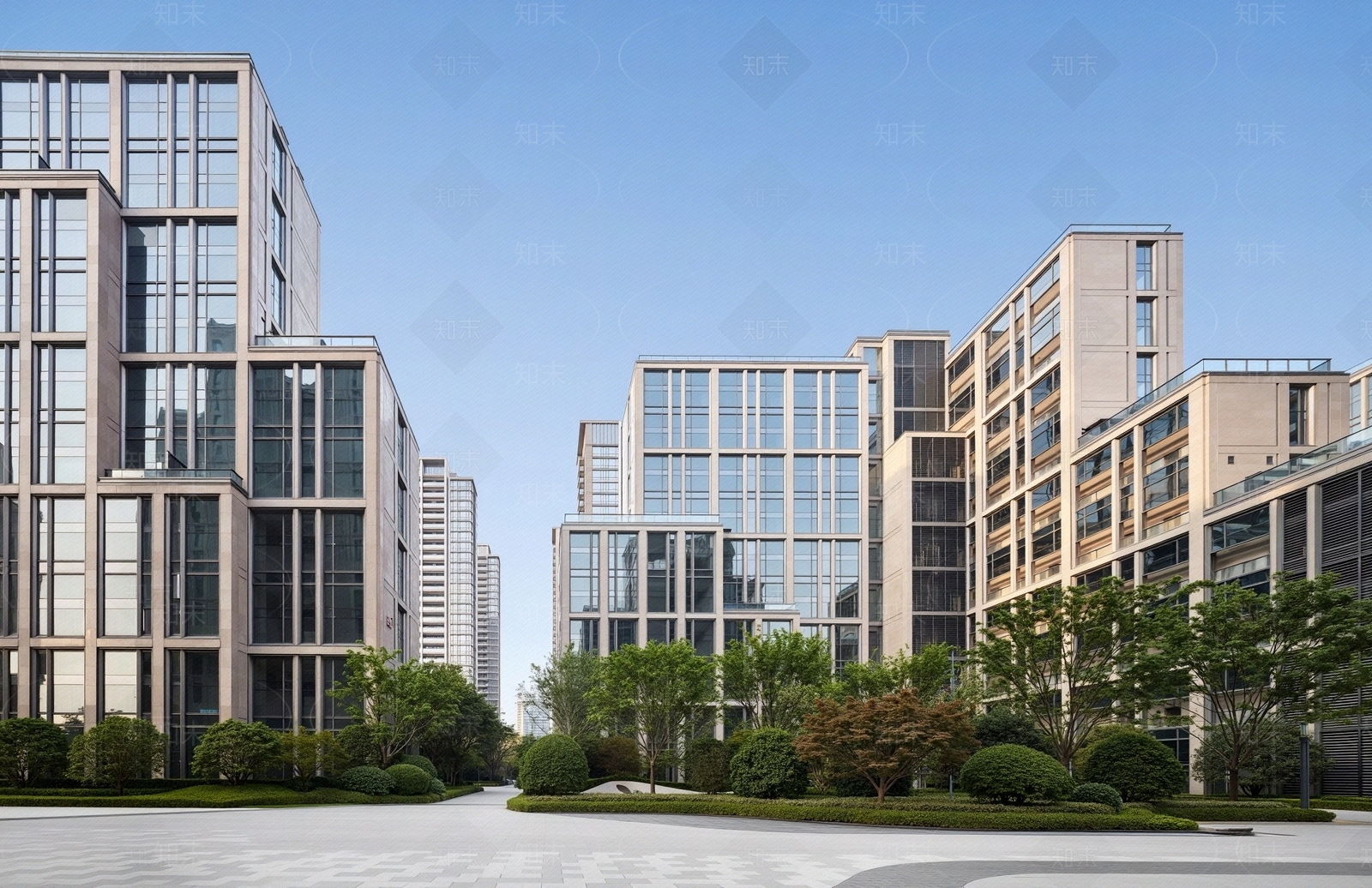 街道外景高清贴图材质