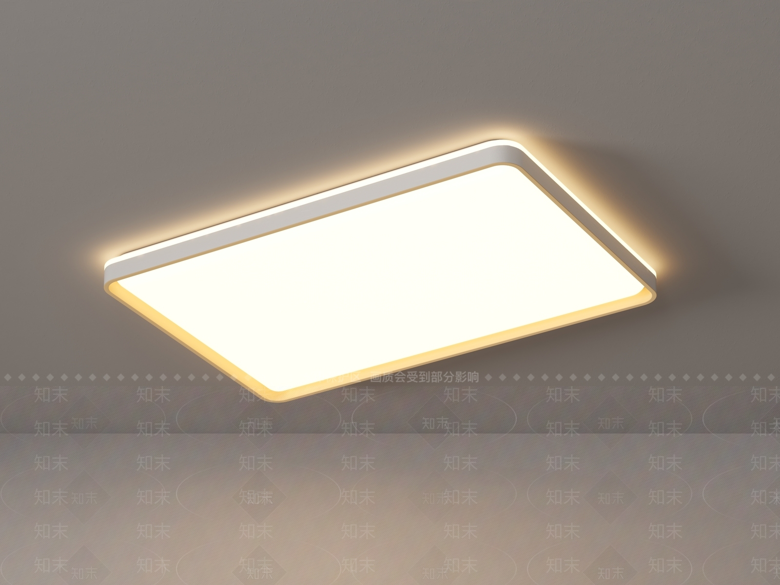 现代简约大气客厅主灯高级感创意极简卧室灯吸顶灯具全屋组合套餐SU模型下载【ID:1147163177】