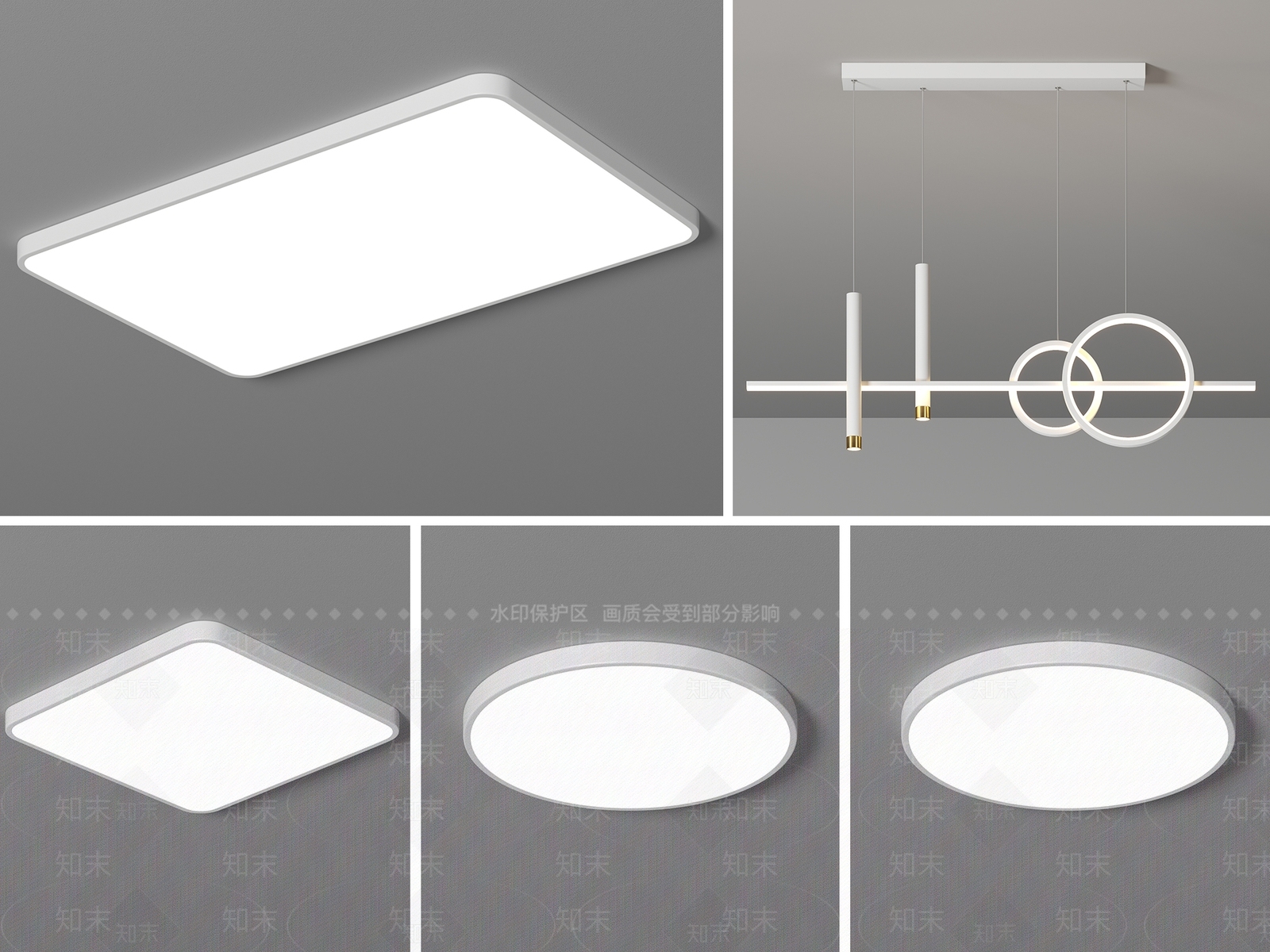 房间灯卧室灯2023年新款主卧灯广东中山灯具3D模型下载【ID:1147169577】