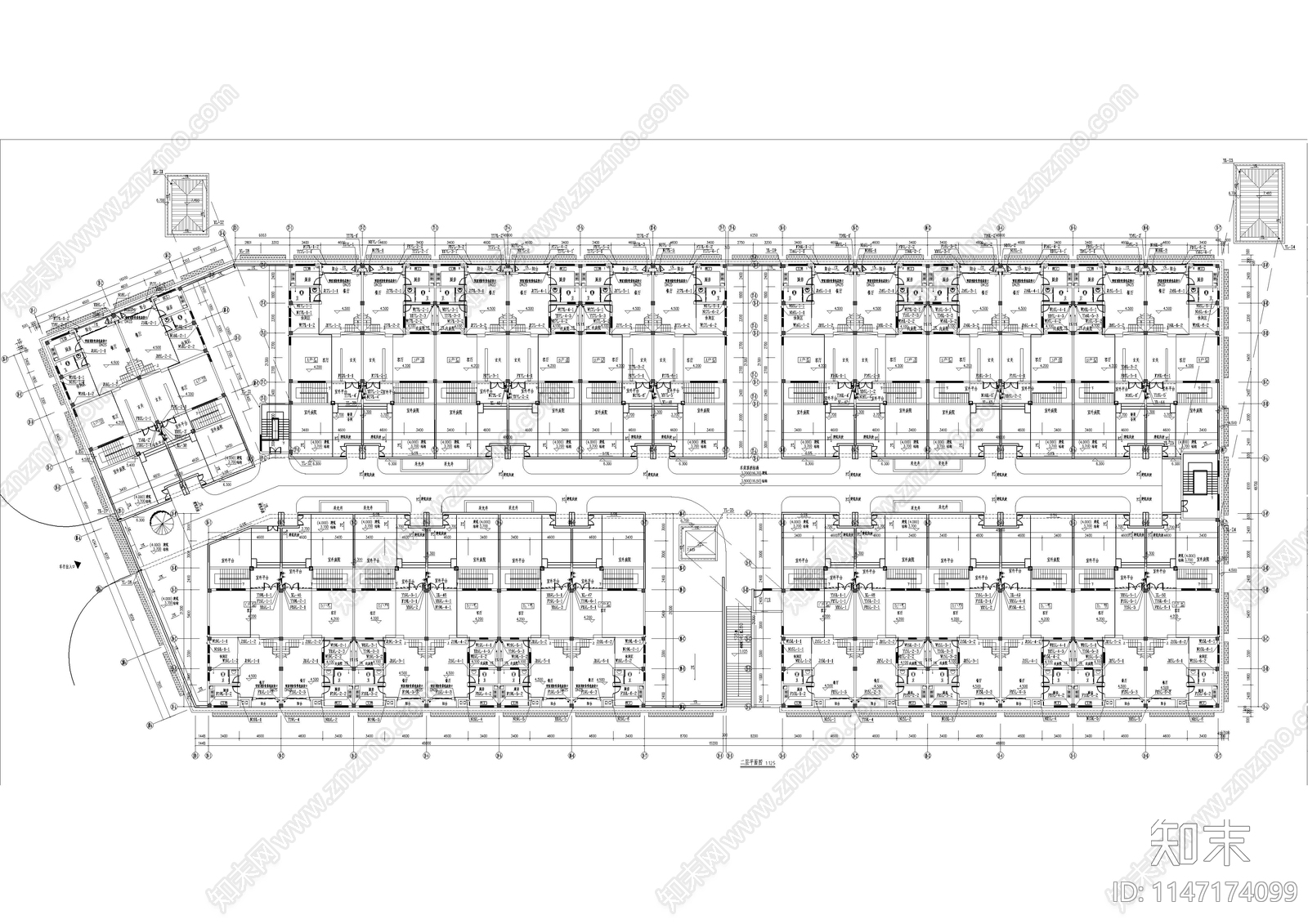 住宅建筑给排水cad施工图下载【ID:1147174099】