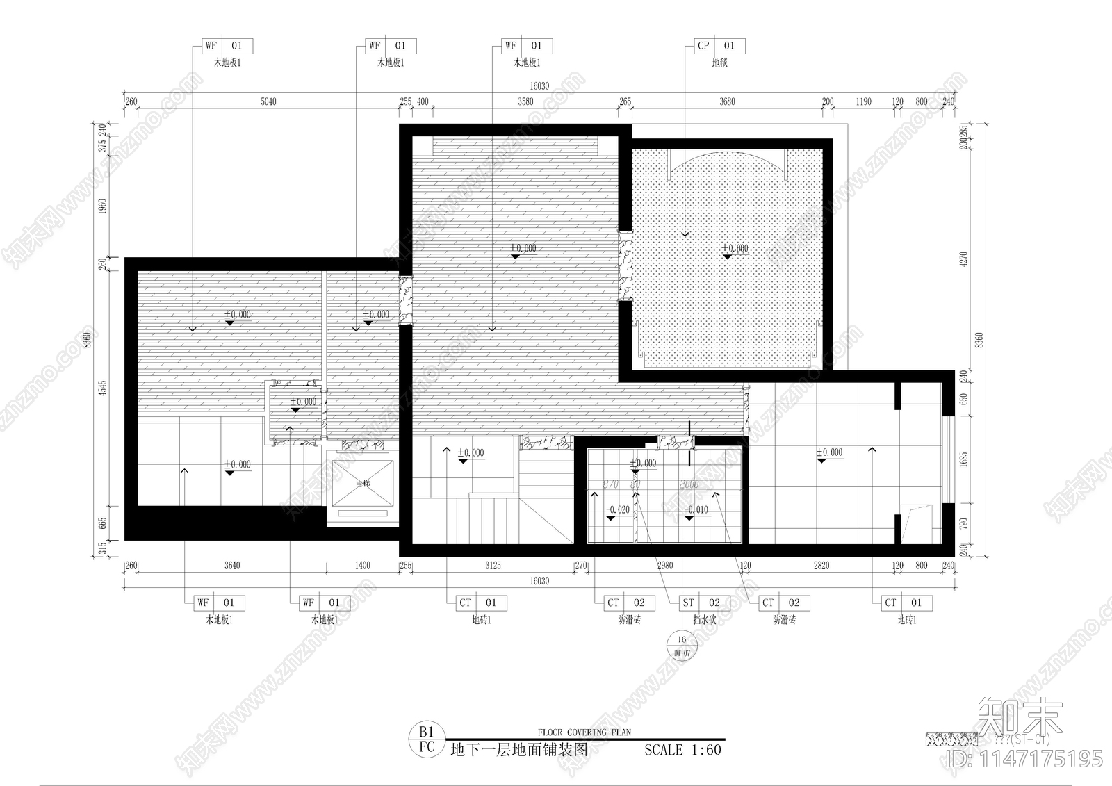 欧式庄园别墅室内cad施工图下载【ID:1147175195】