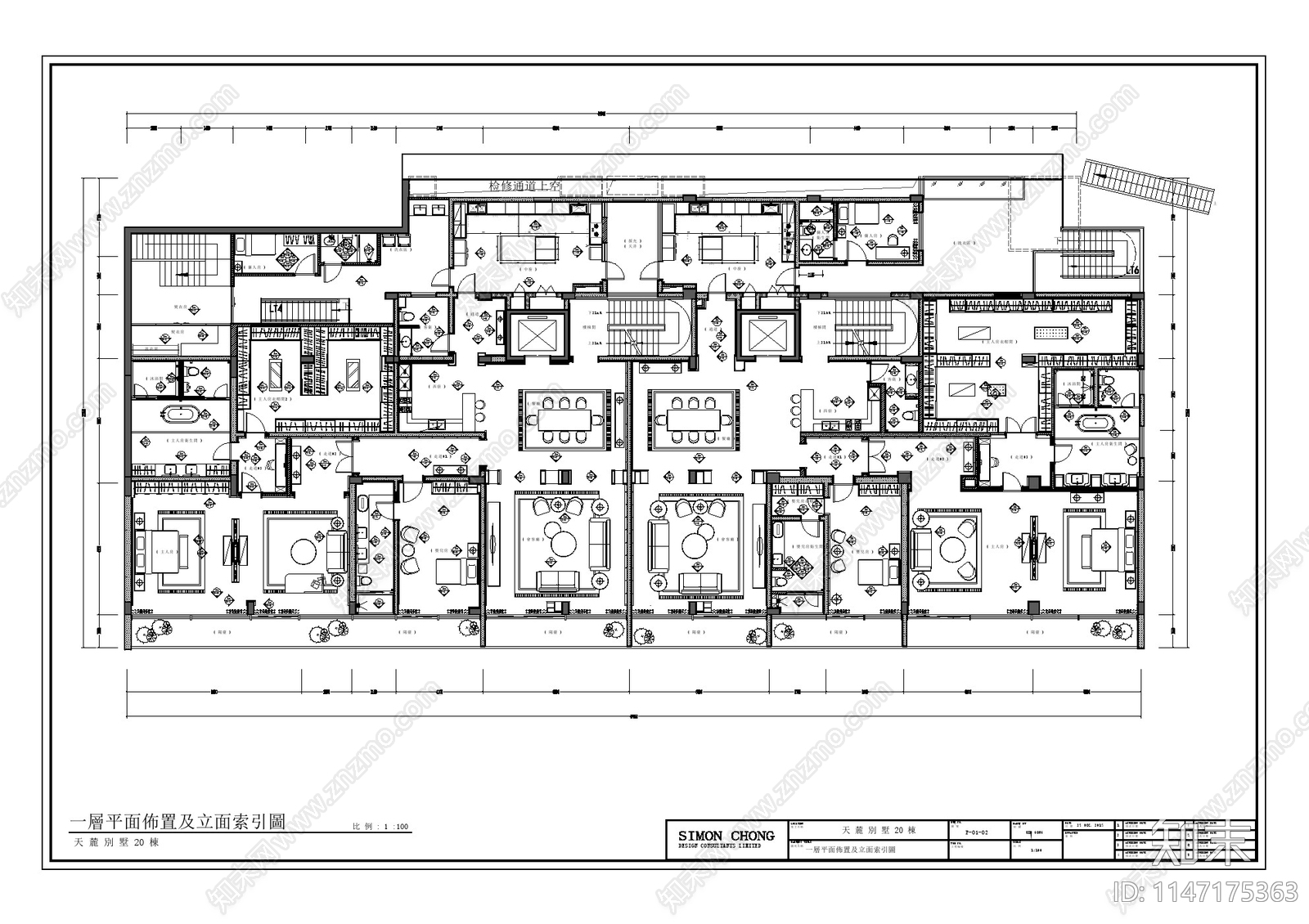 SCD郑树芬设计cad施工图下载【ID:1147175363】