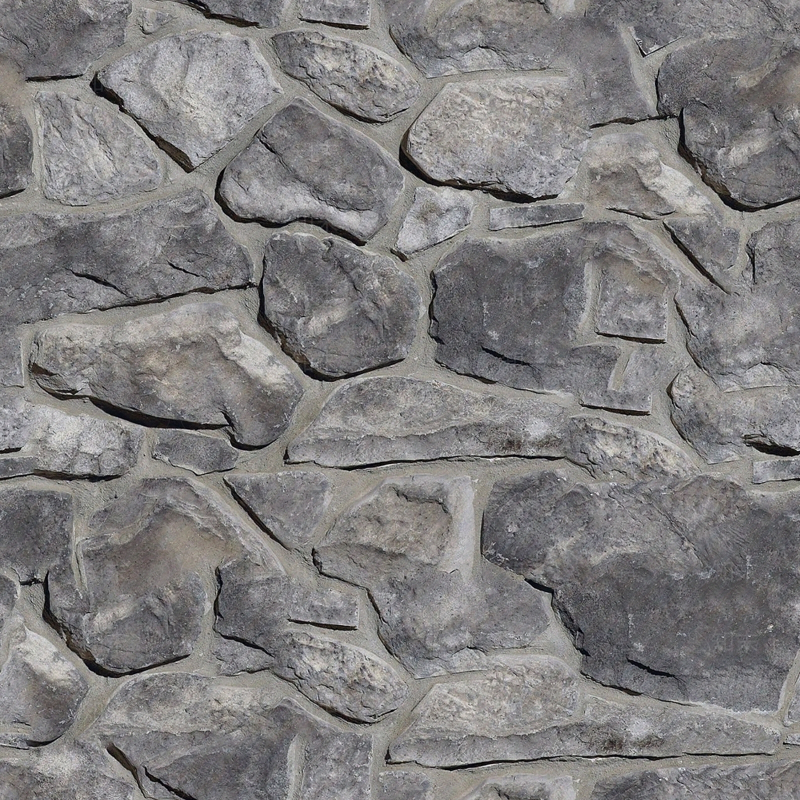 无缝文化石毛石岩石碎拼建筑外墙贴图下载【ID:1147176657】