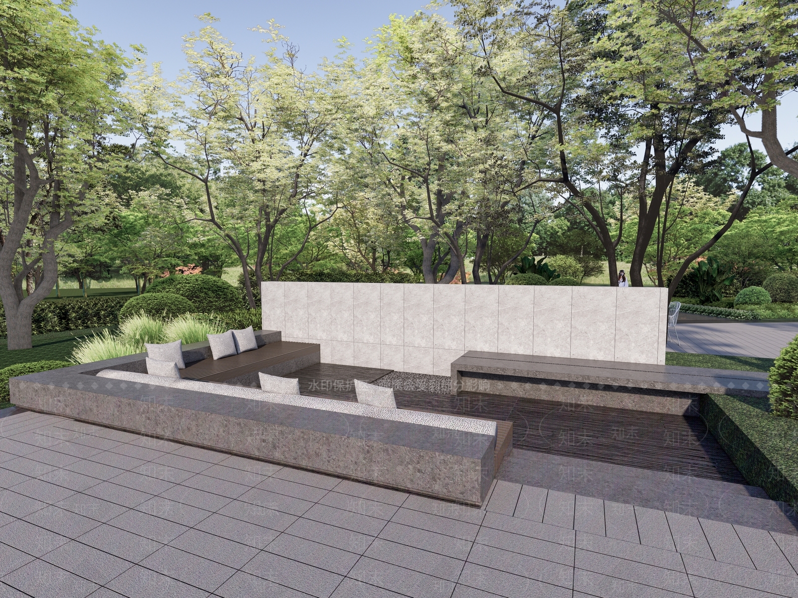 现代公园户外沙发SU模型下载【ID:1147178001】