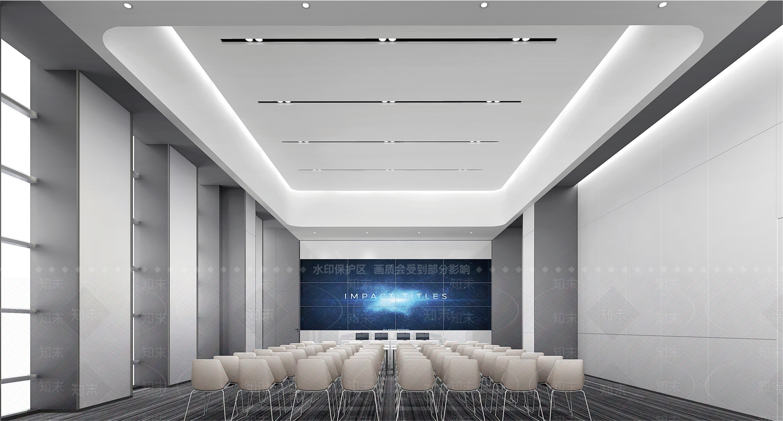 办公多功能厅3D模型下载【ID:1147179327】_知末3d模型网