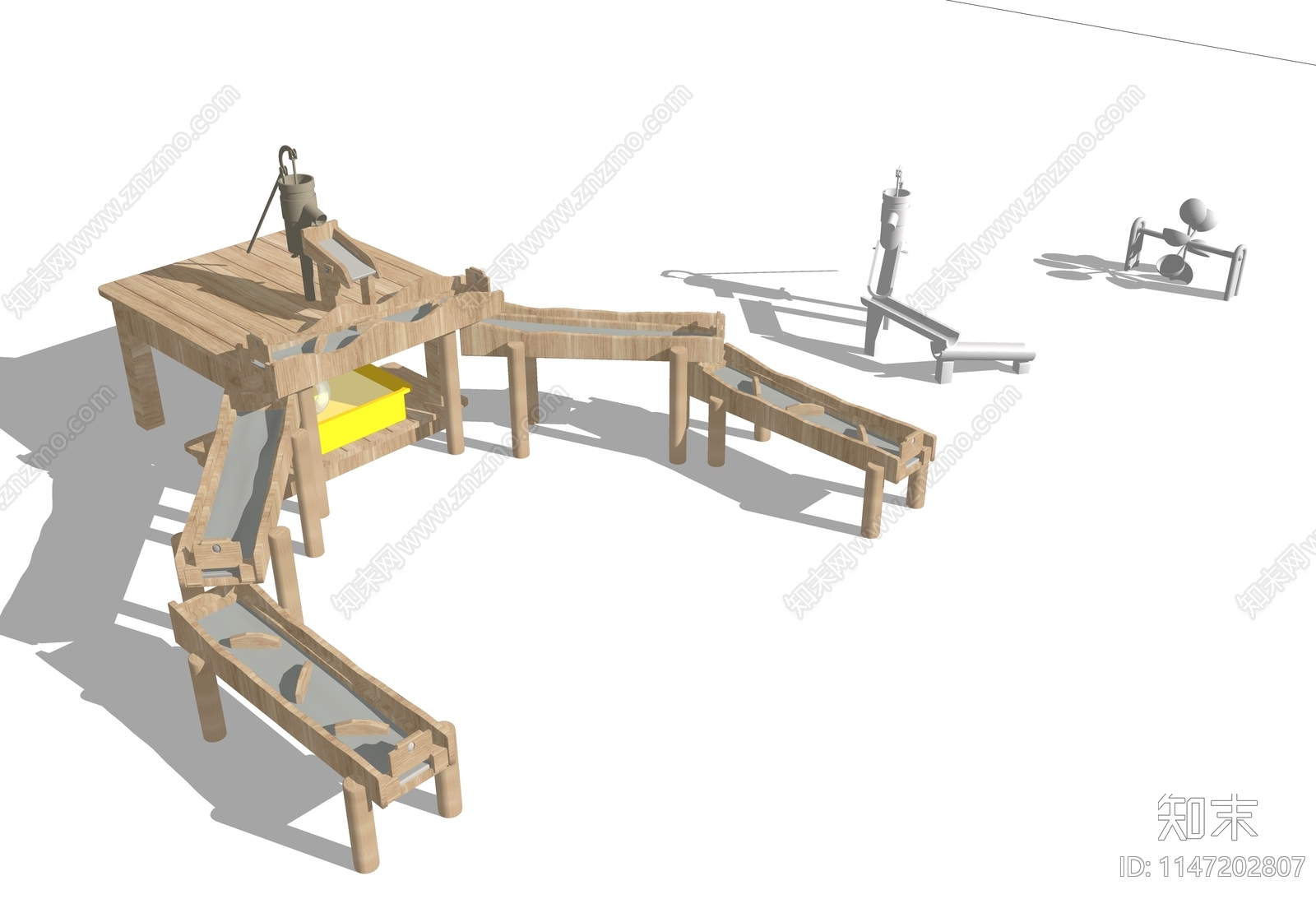儿童游乐设施SU模型下载【ID:1147202807】