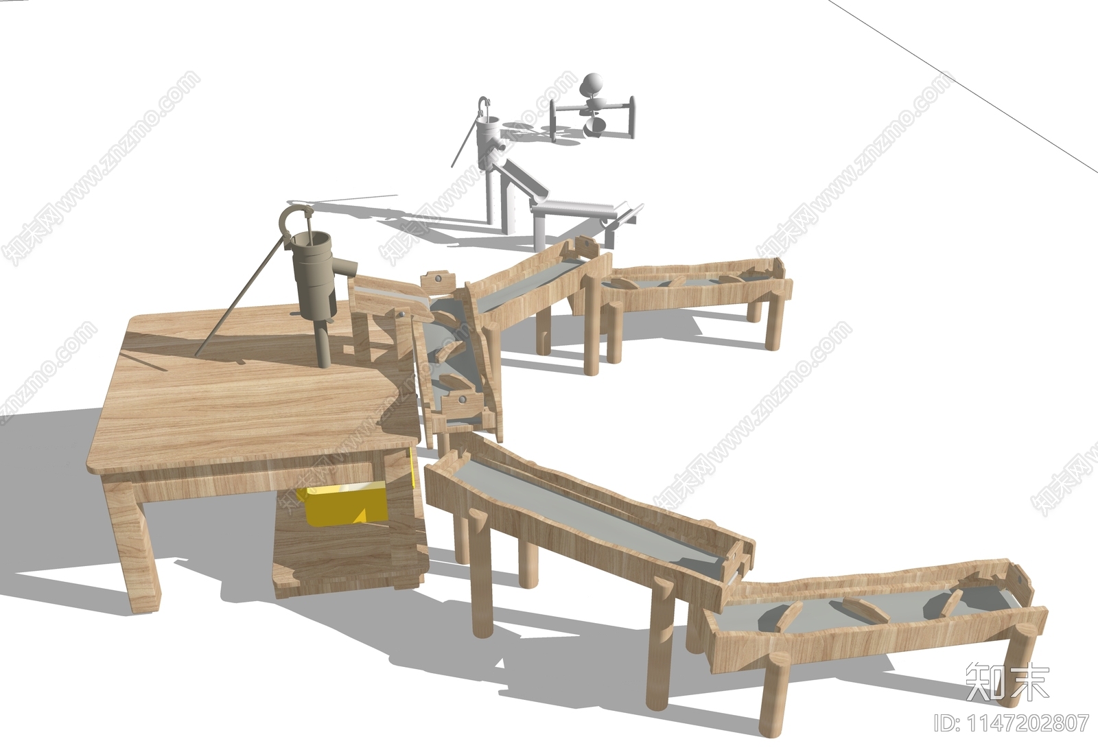 儿童游乐设施SU模型下载【ID:1147202807】