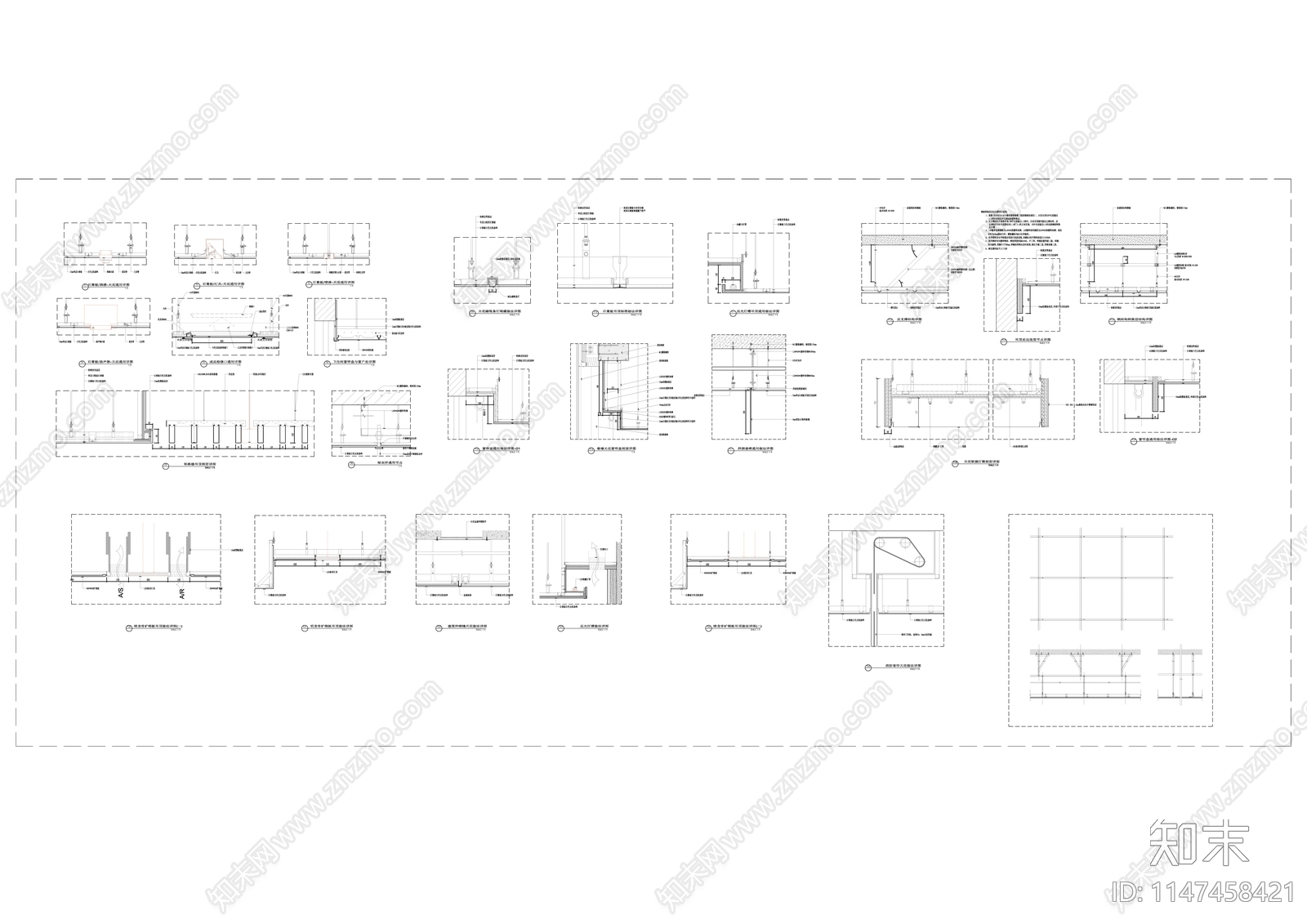 2023年常见工装节点cad施工图下载【ID:1147458421】