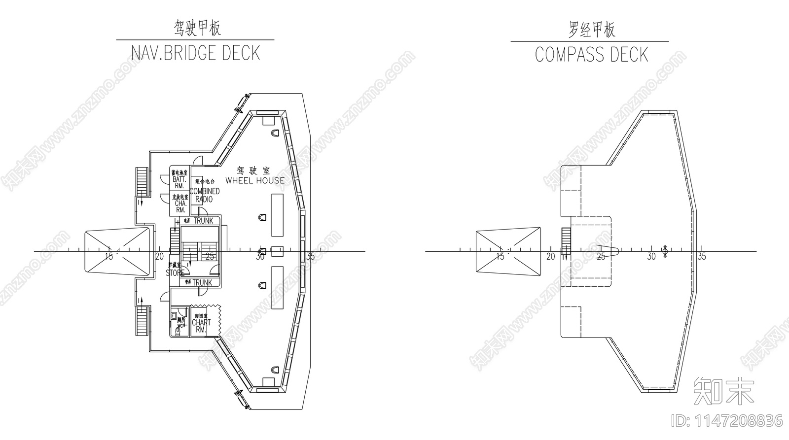 轮船设计cad施工图下载【ID:1147208836】
