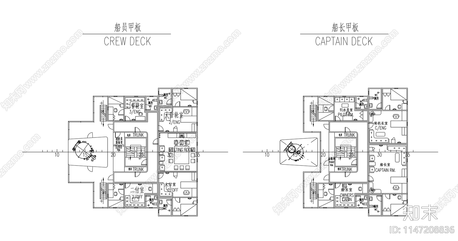 轮船设计cad施工图下载【ID:1147208836】