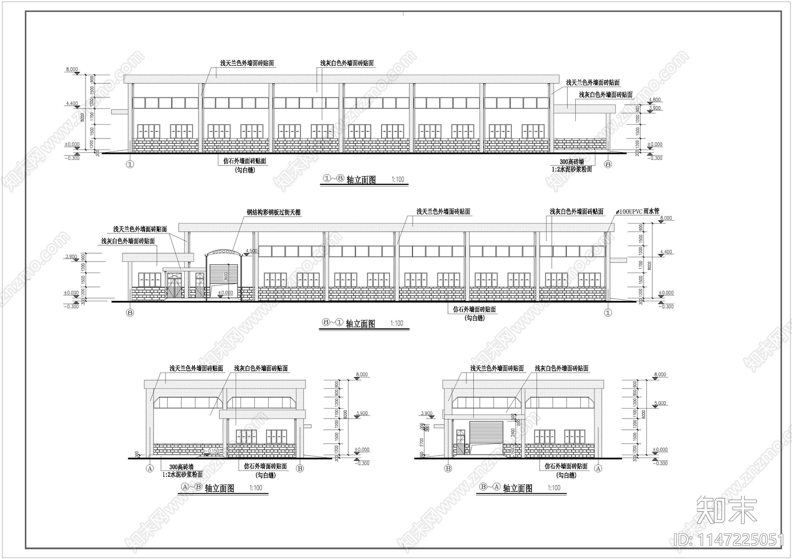 设备热处理车间建筑cad施工图下载【ID:1147225051】