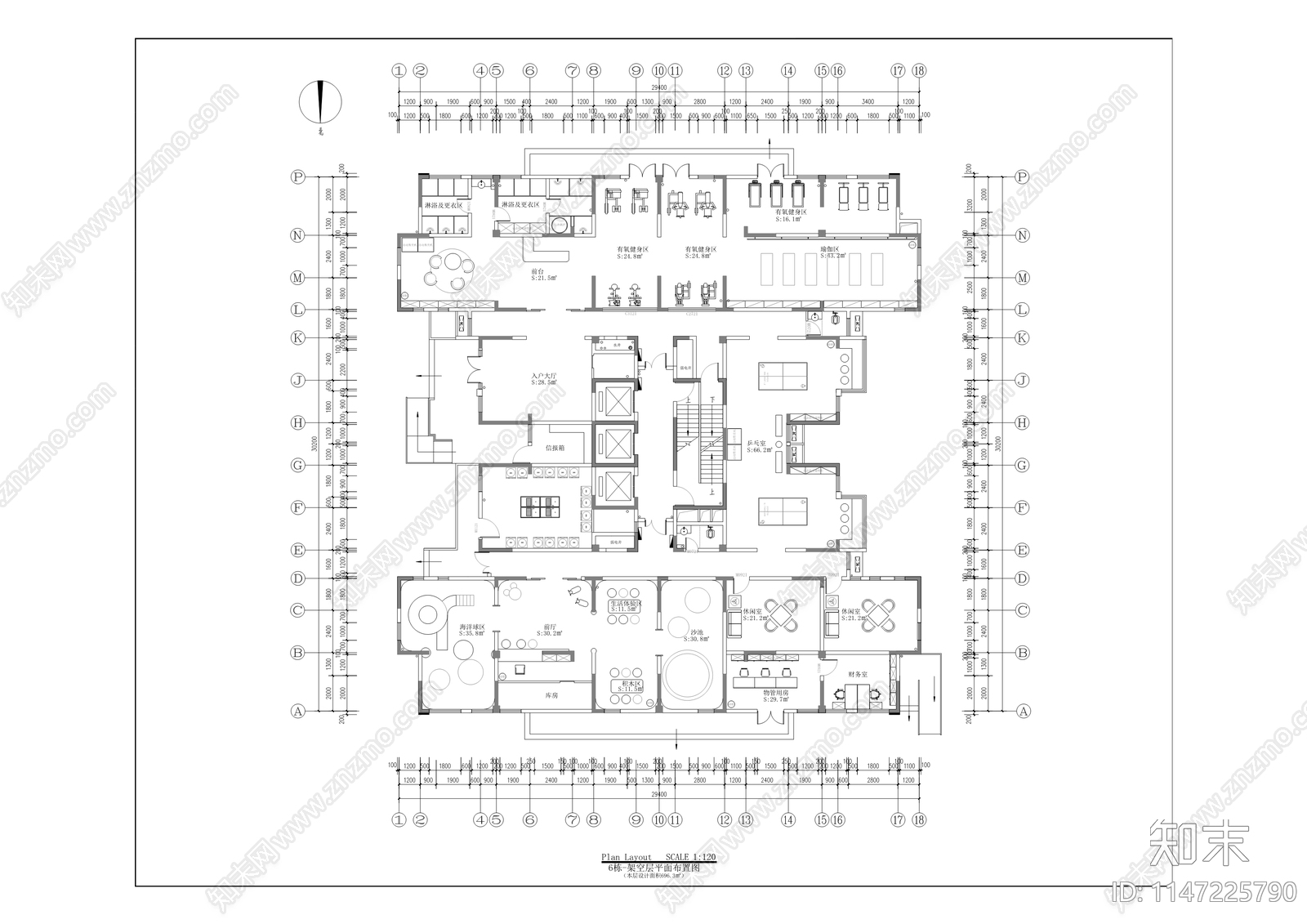 西彭组团人才公寓一期室内cad施工图下载【ID:1147225790】