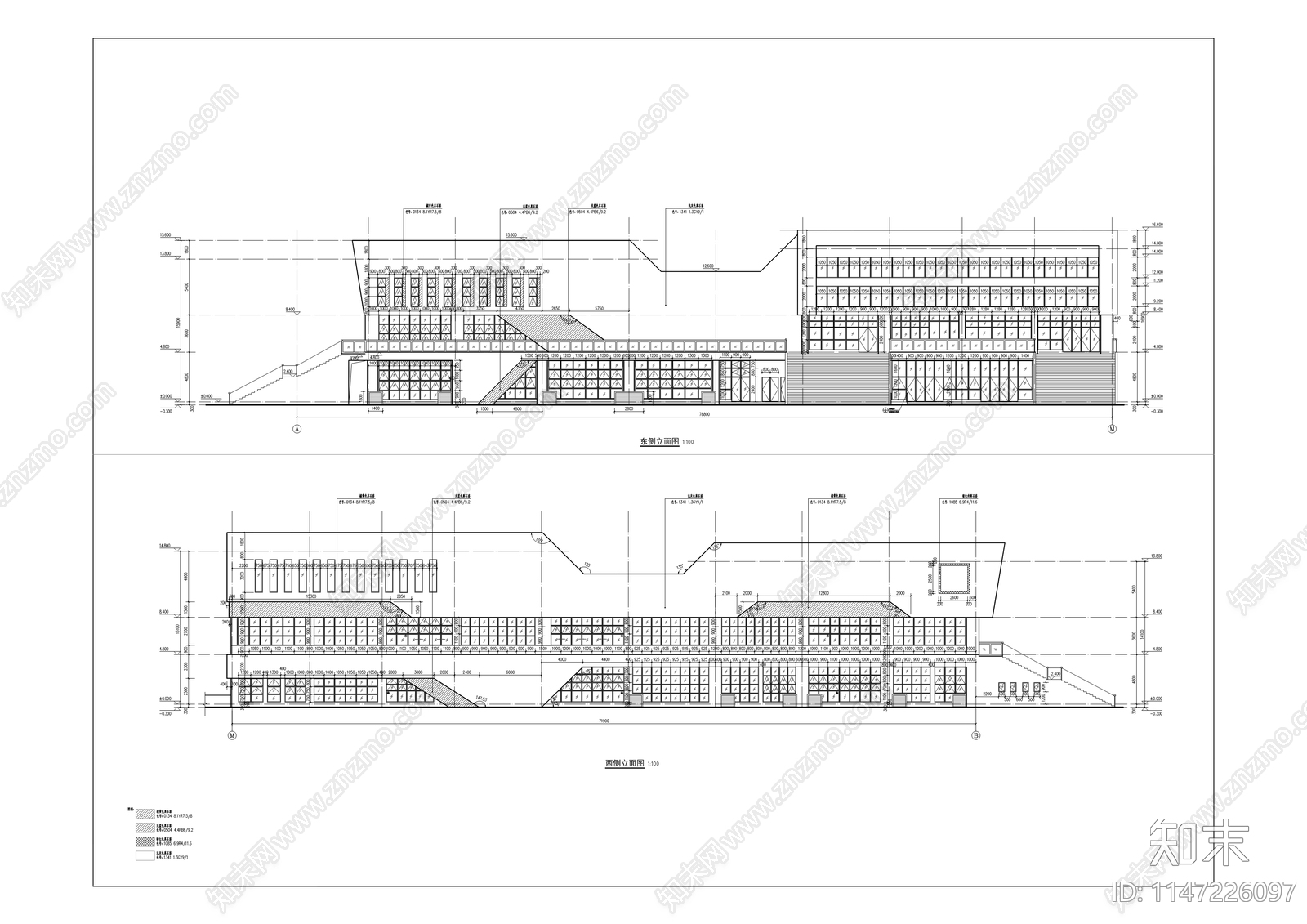 龙水镇第二小学扩建建筑cad施工图下载【ID:1147226097】