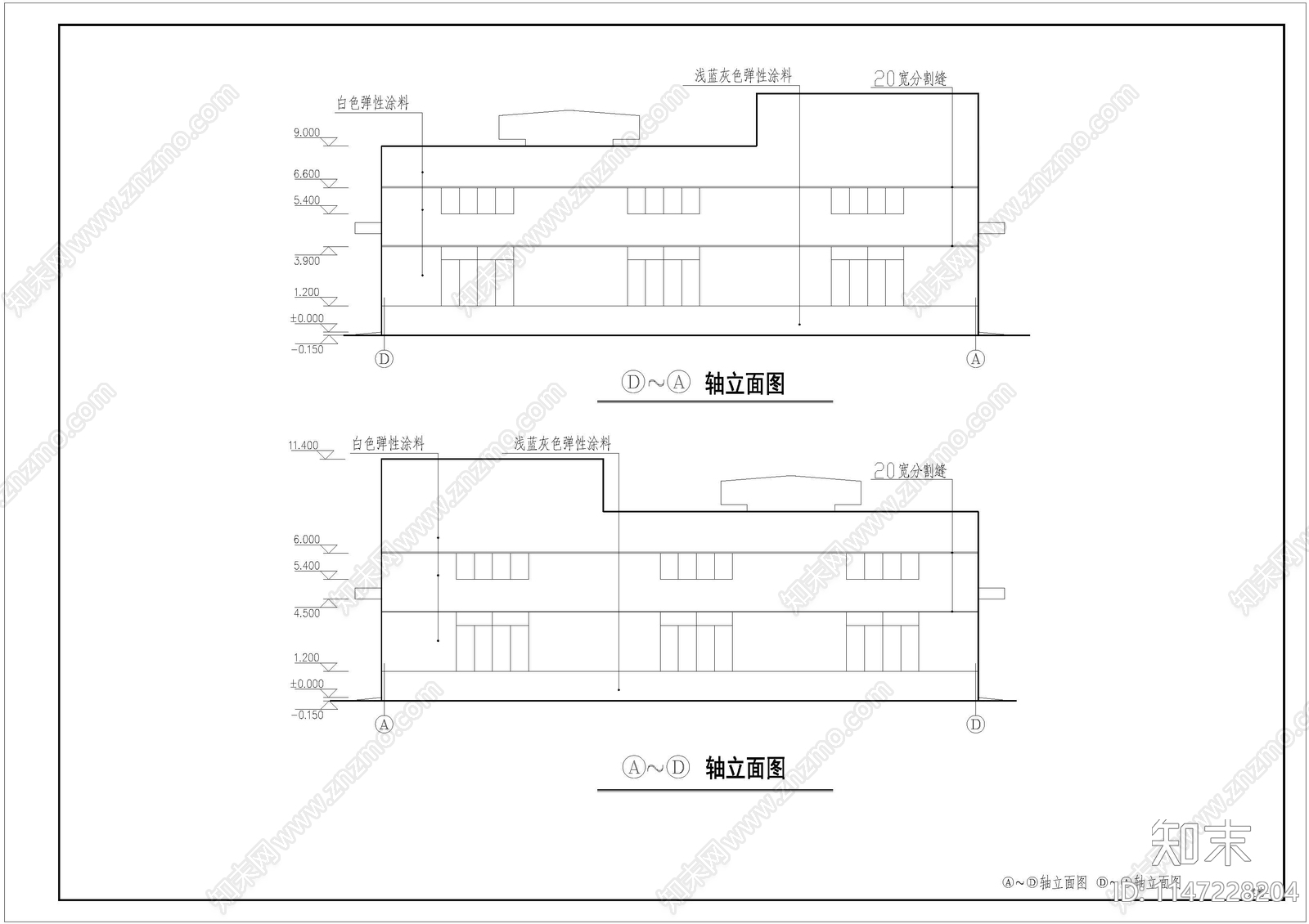 锅炉房建筑cad施工图下载【ID:1147228204】