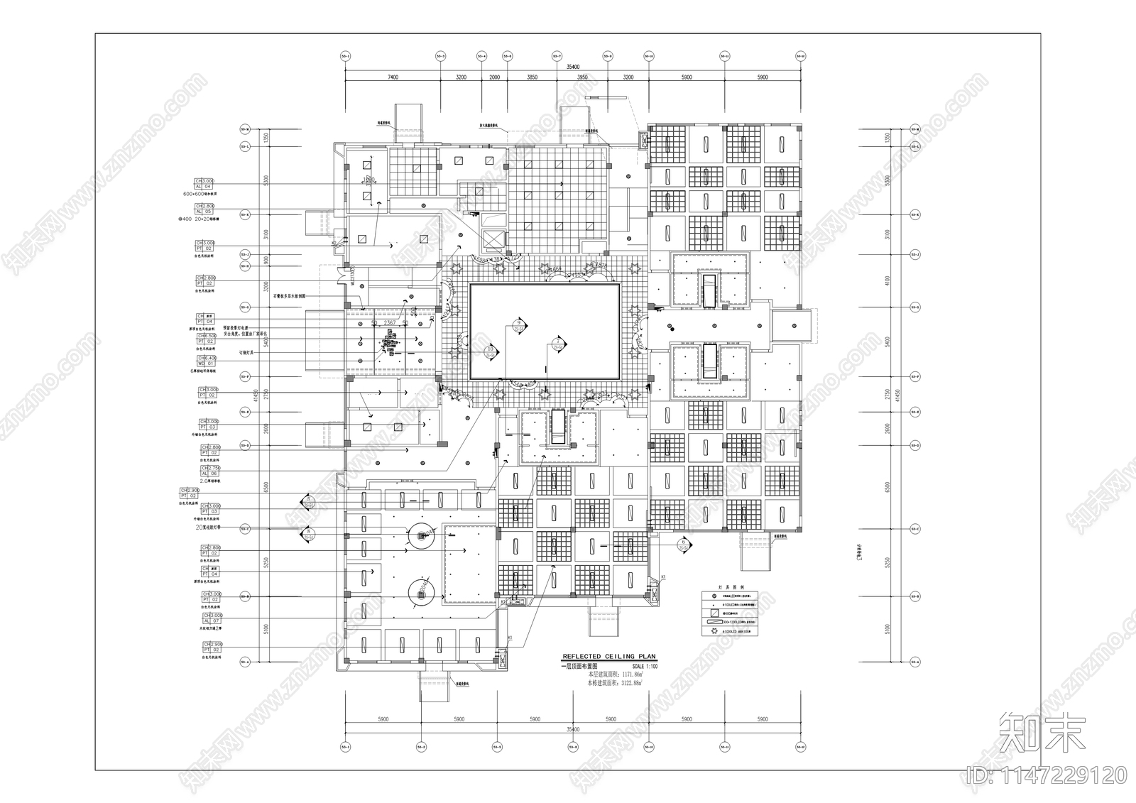 双福李子湖幼儿园室内cad施工图下载【ID:1147229120】