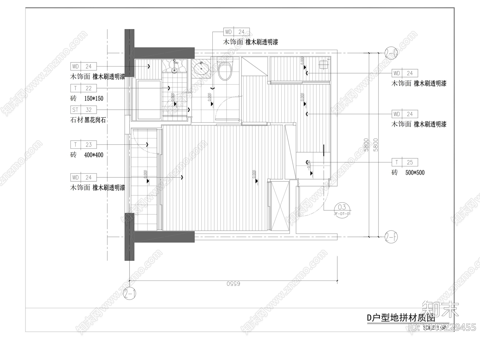 特色酒店汤屋室内cad施工图下载【ID:1147229455】
