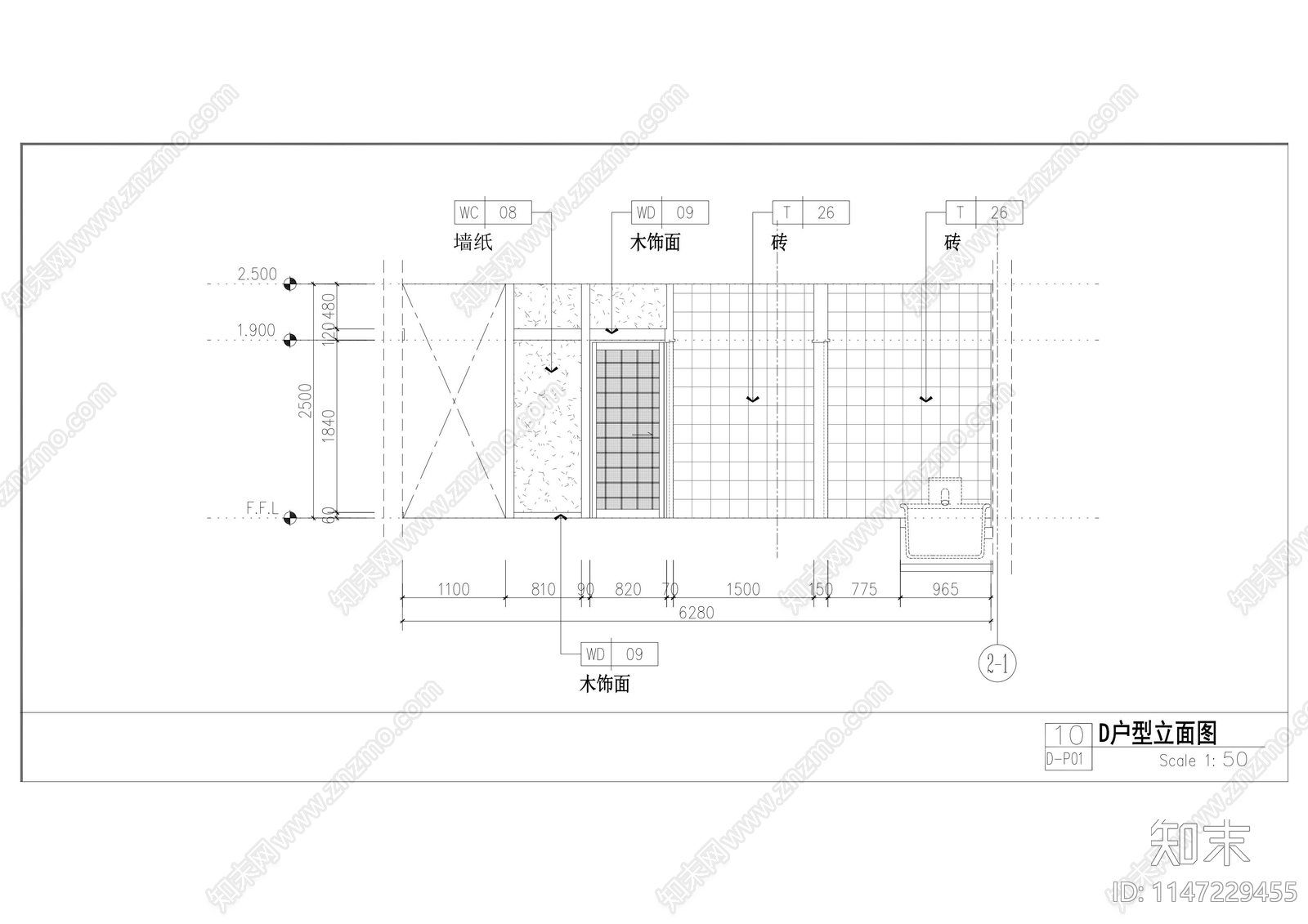 特色酒店汤屋室内cad施工图下载【ID:1147229455】
