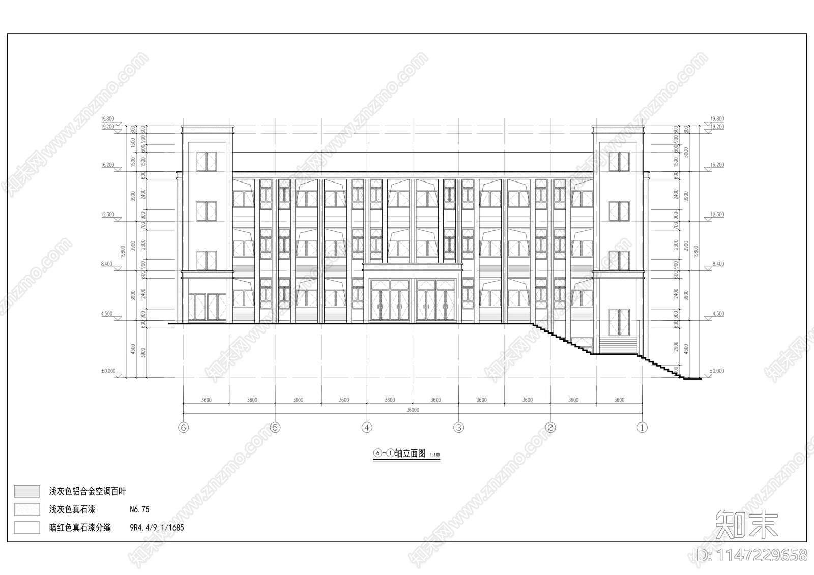 双桥实验中学扩建工程建筑cad施工图下载【ID:1147229658】